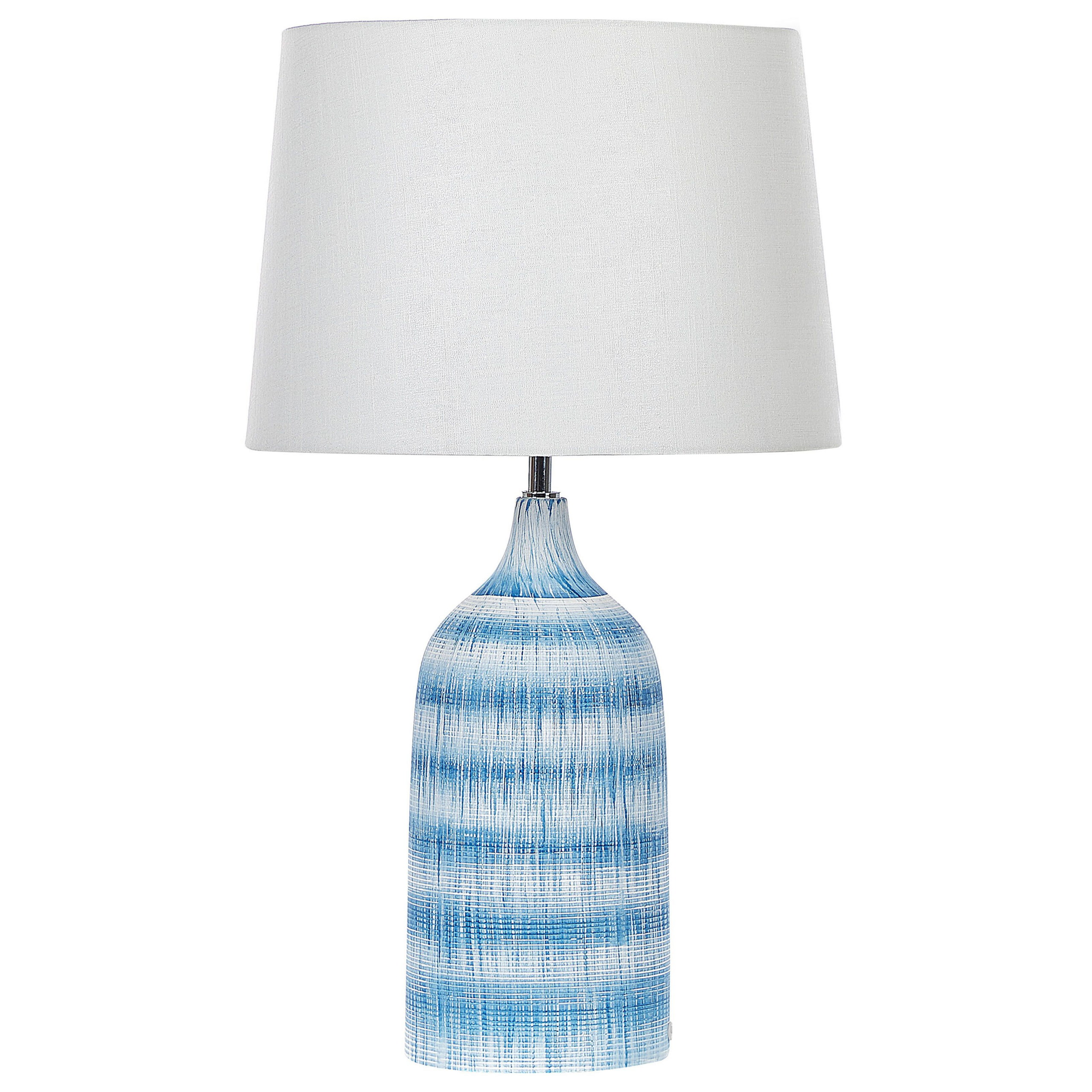 Tafellamp keramiek blauw GEORGINA