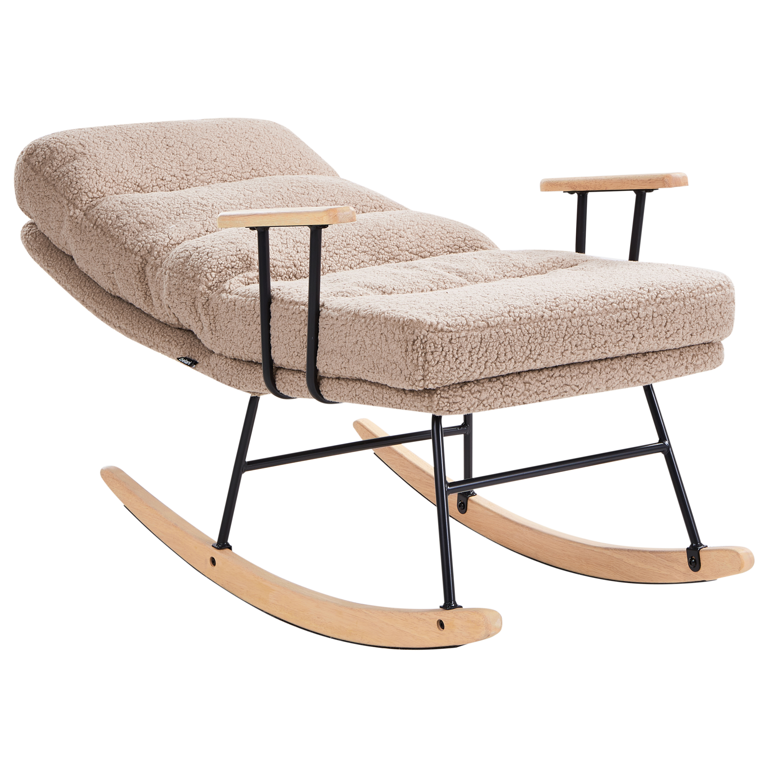 Balansoar ESKELIN Reclinabil Boucle Bej [6]