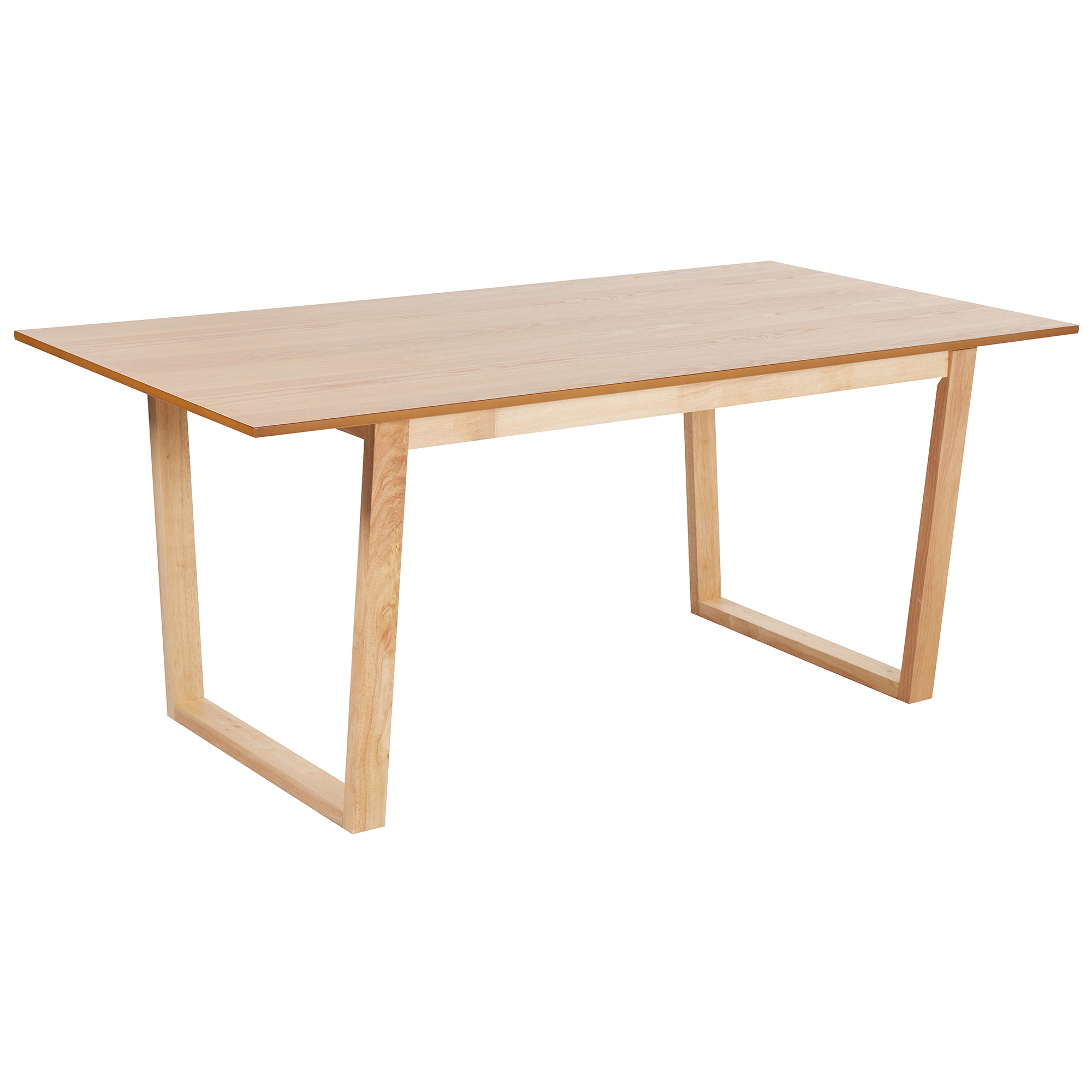 Eettafel hout lichtbruin 180 x 95 cm CAMDEN
