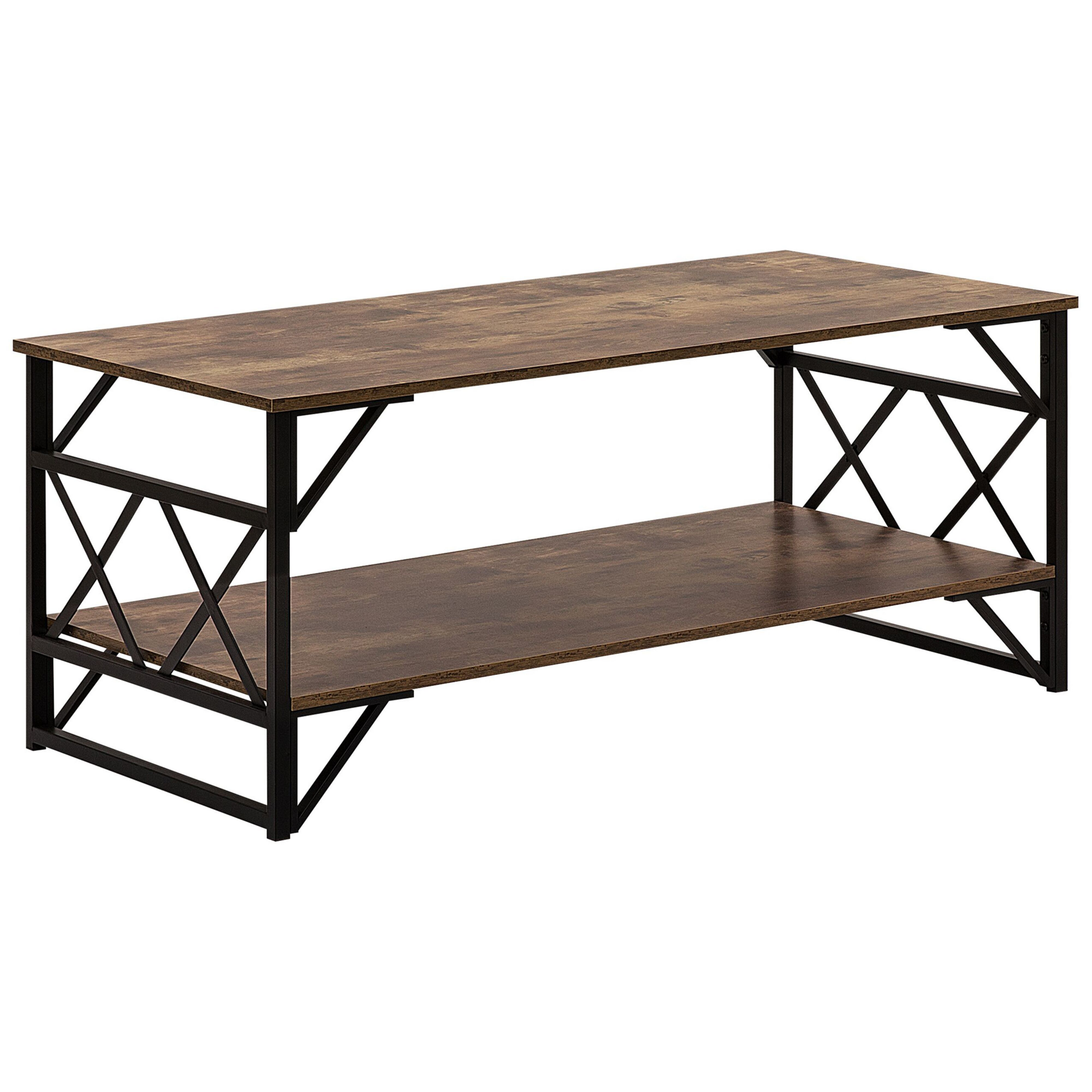 Salontafel Vezelplaat Mat Bruin BOLTON