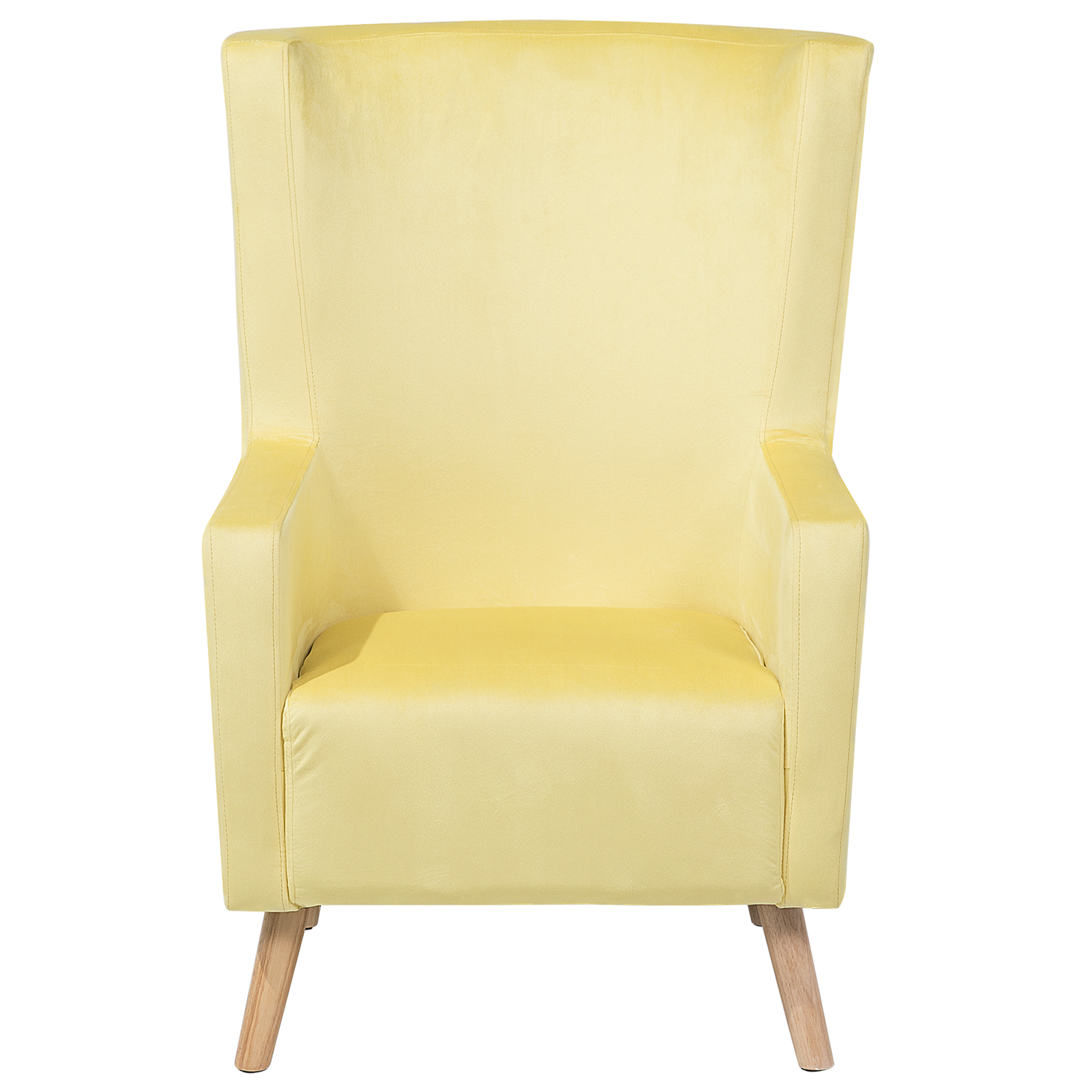ONEIDA high-backed armchair Velvet Yellow [4]