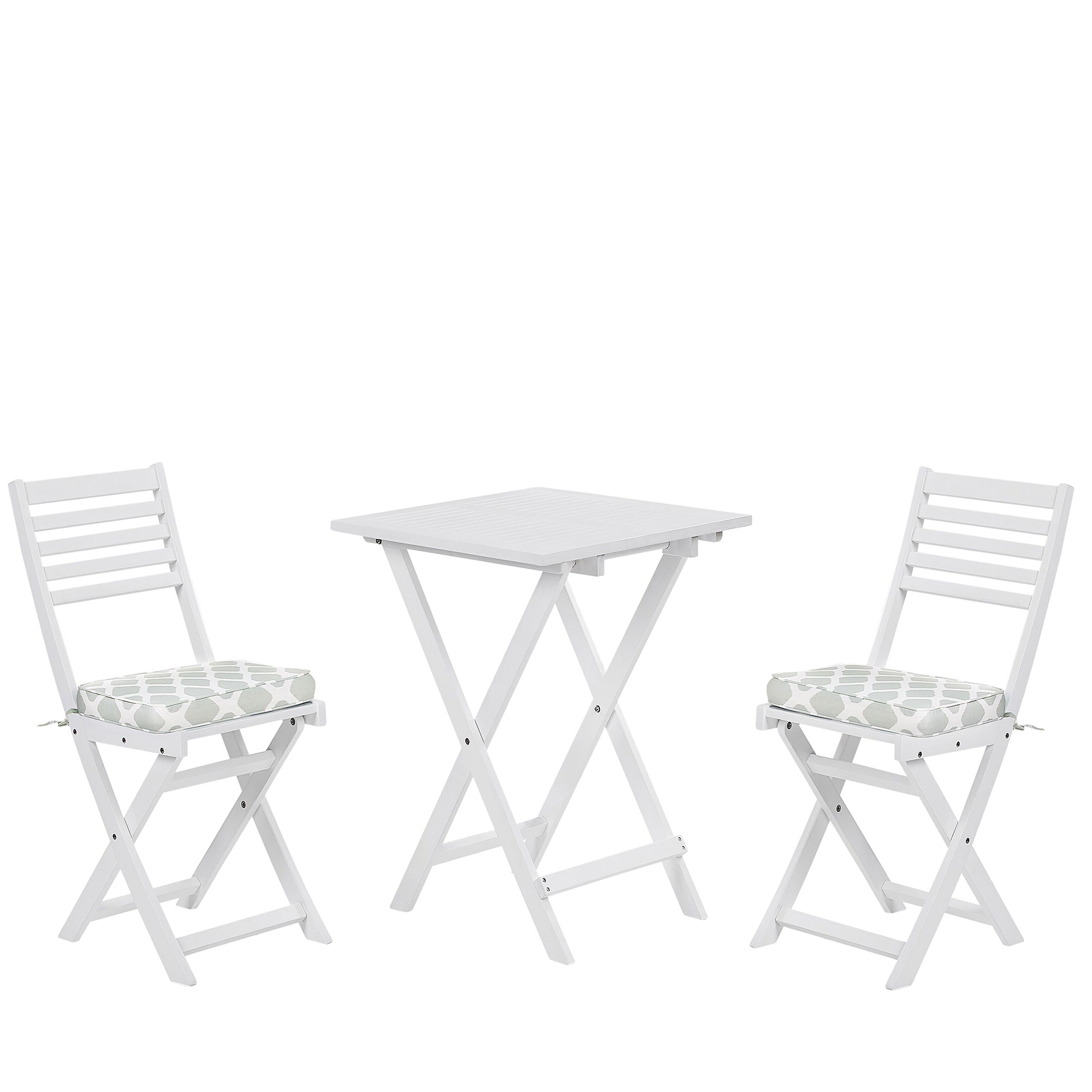 Bistroset met kussen Hout Mintgroen FIJI