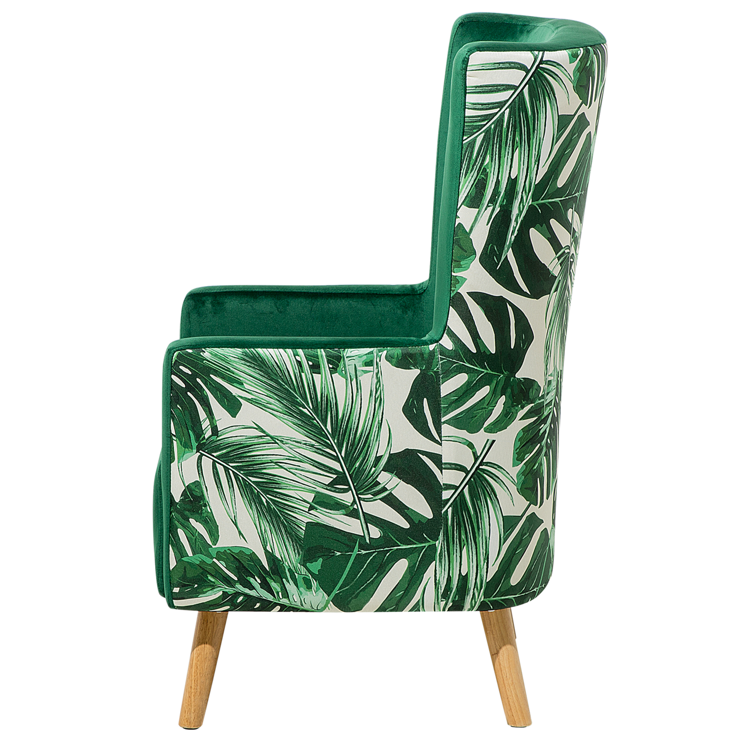 ONEIDA High Back Armchair Velvet Dark Green [5]