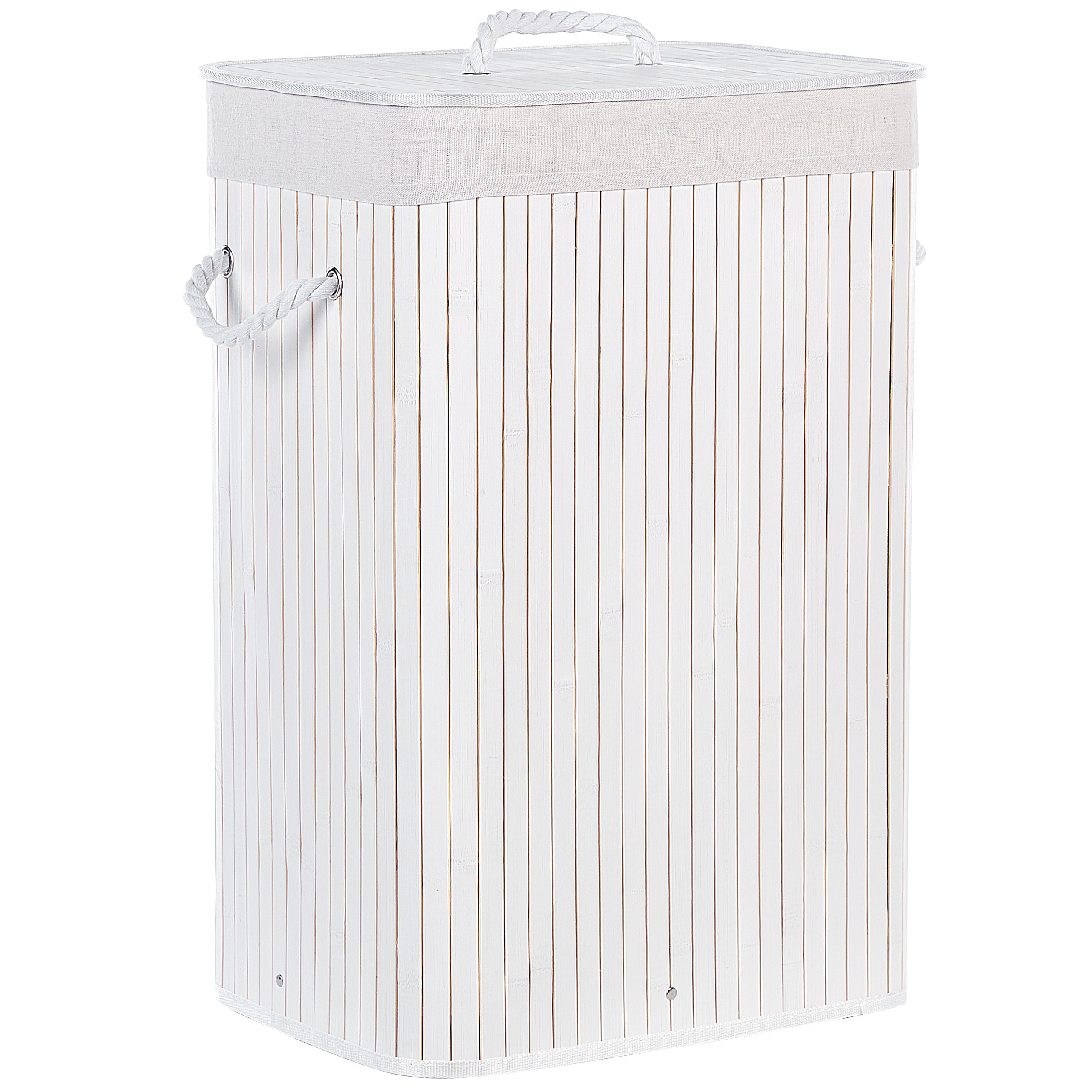 Wasmand bamboe wit 60 cm KOMARI