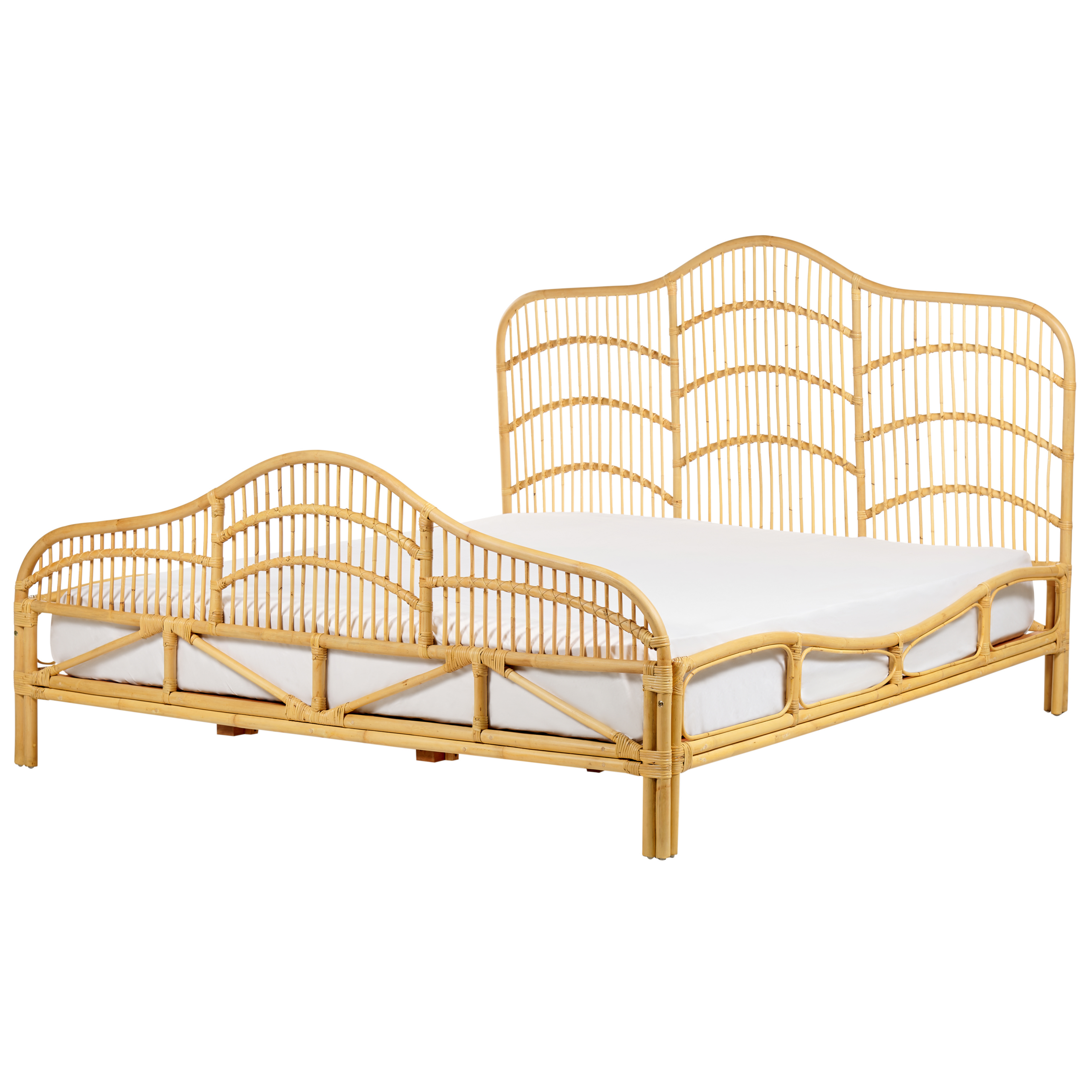 Bed hout wit 180 x 200 cm DOMEYROT