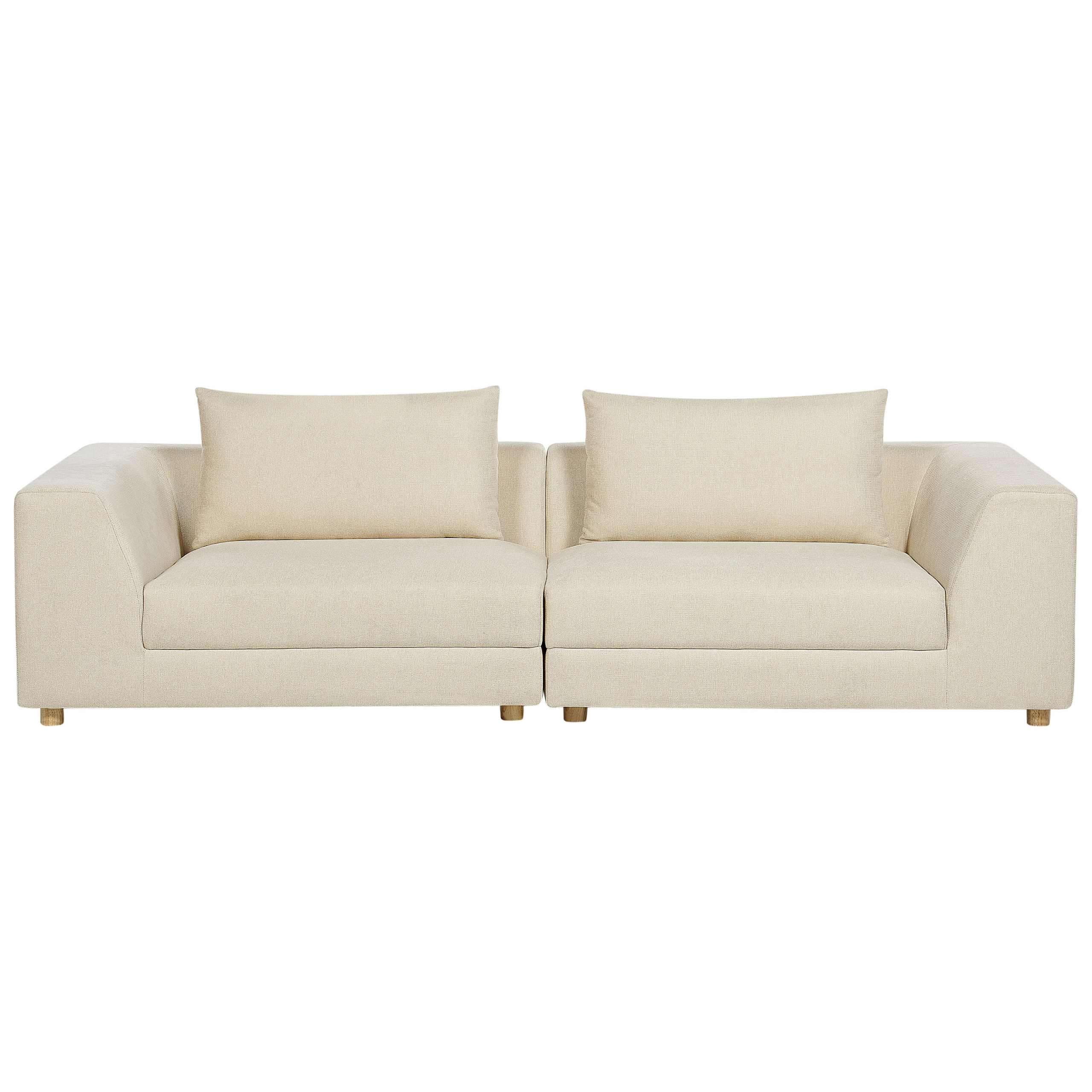 Driezitsbank stof beige LERMON