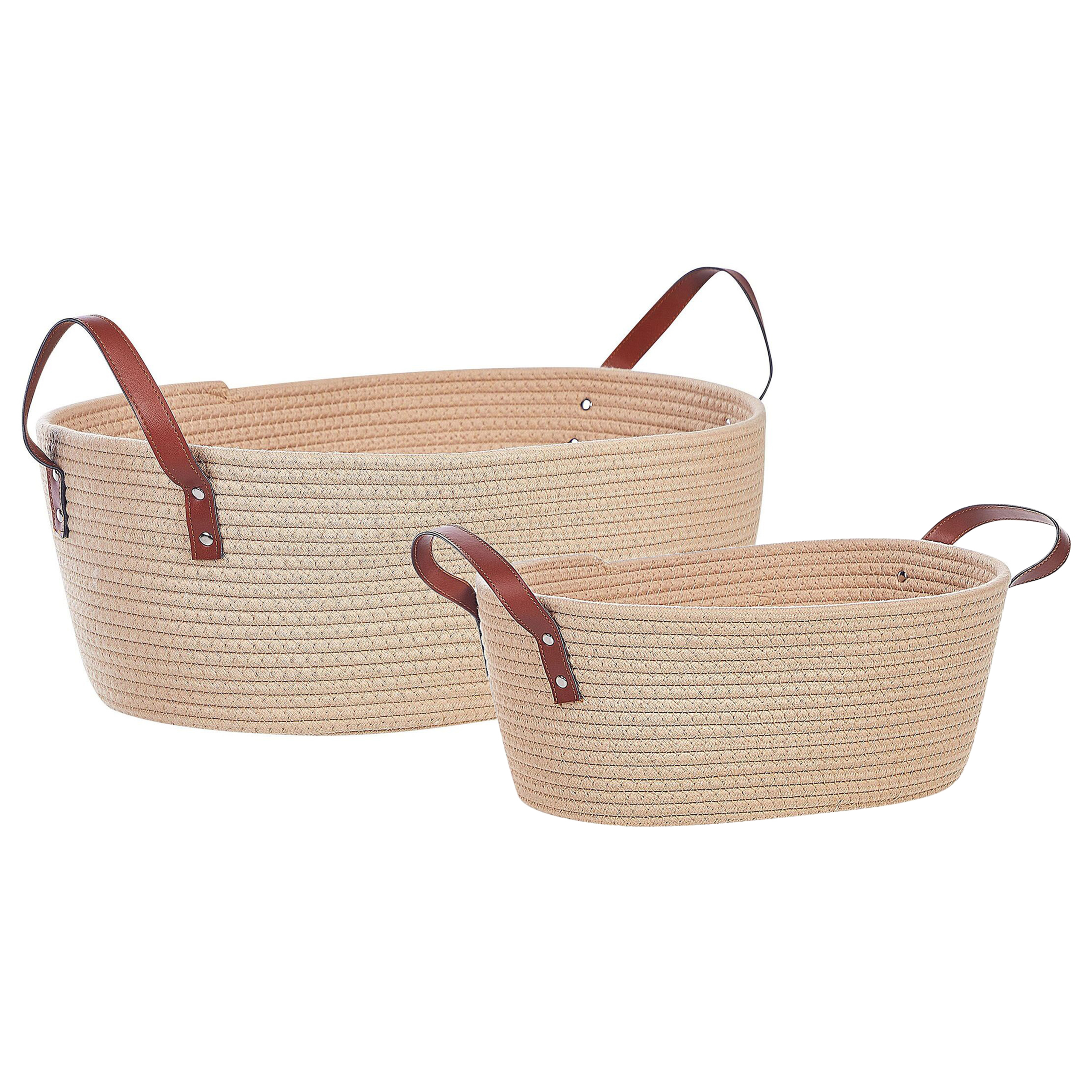 Mand set van 2 beige GISSAR
