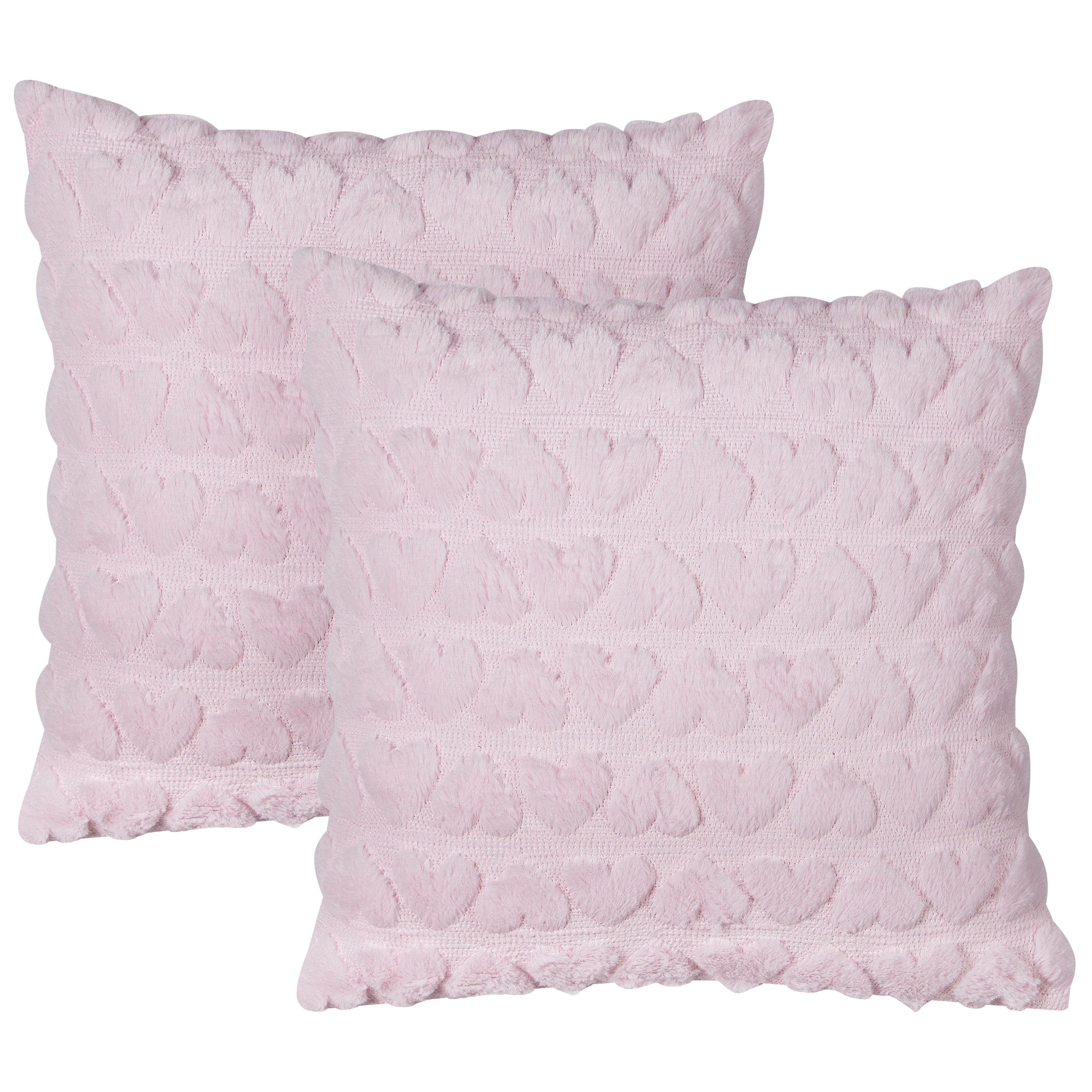Set van 2 kussens Getuft Roze ASTRANTIA 45 x 45 cm