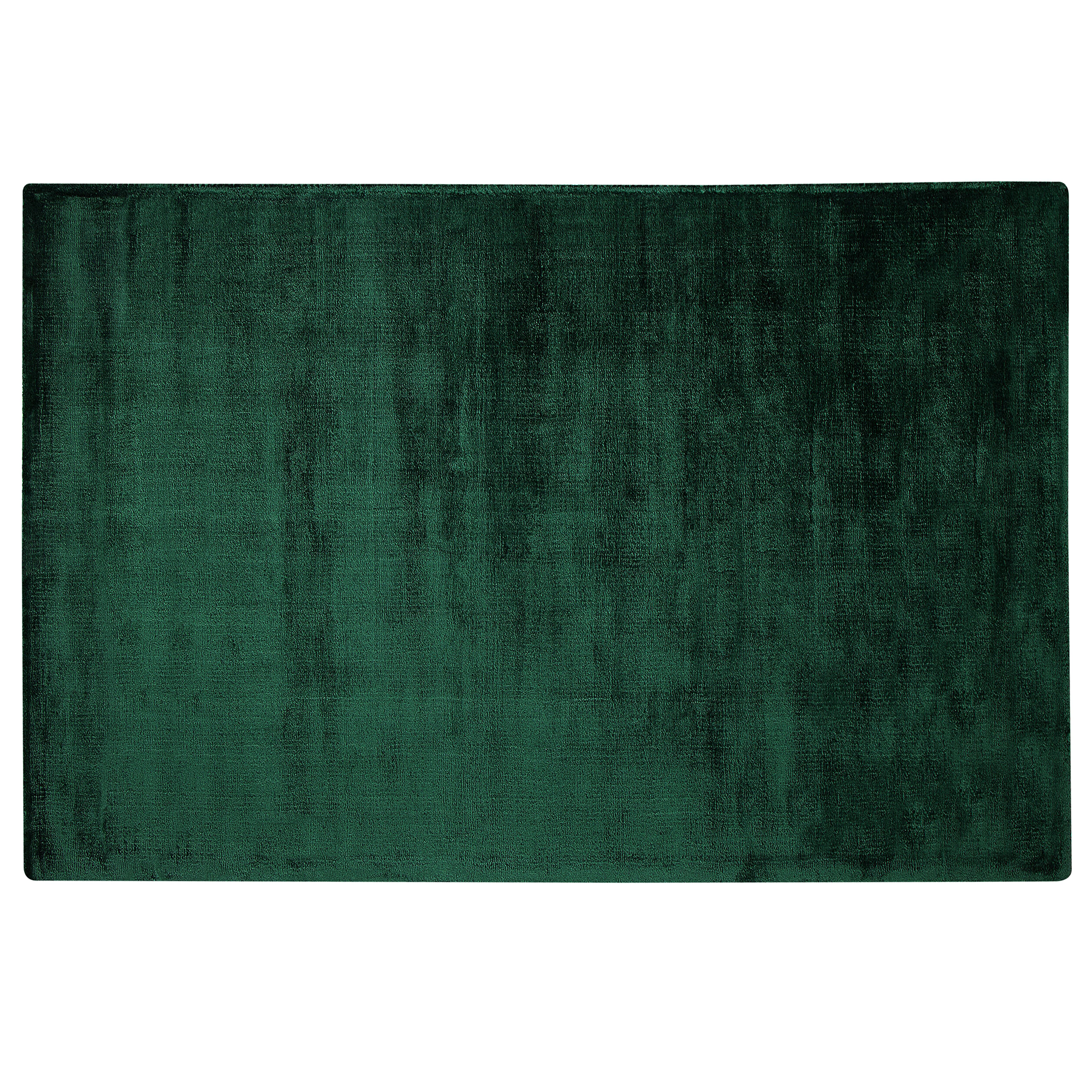 Vloerkleed viscose donkergroen 140 x 200 cm GESI II