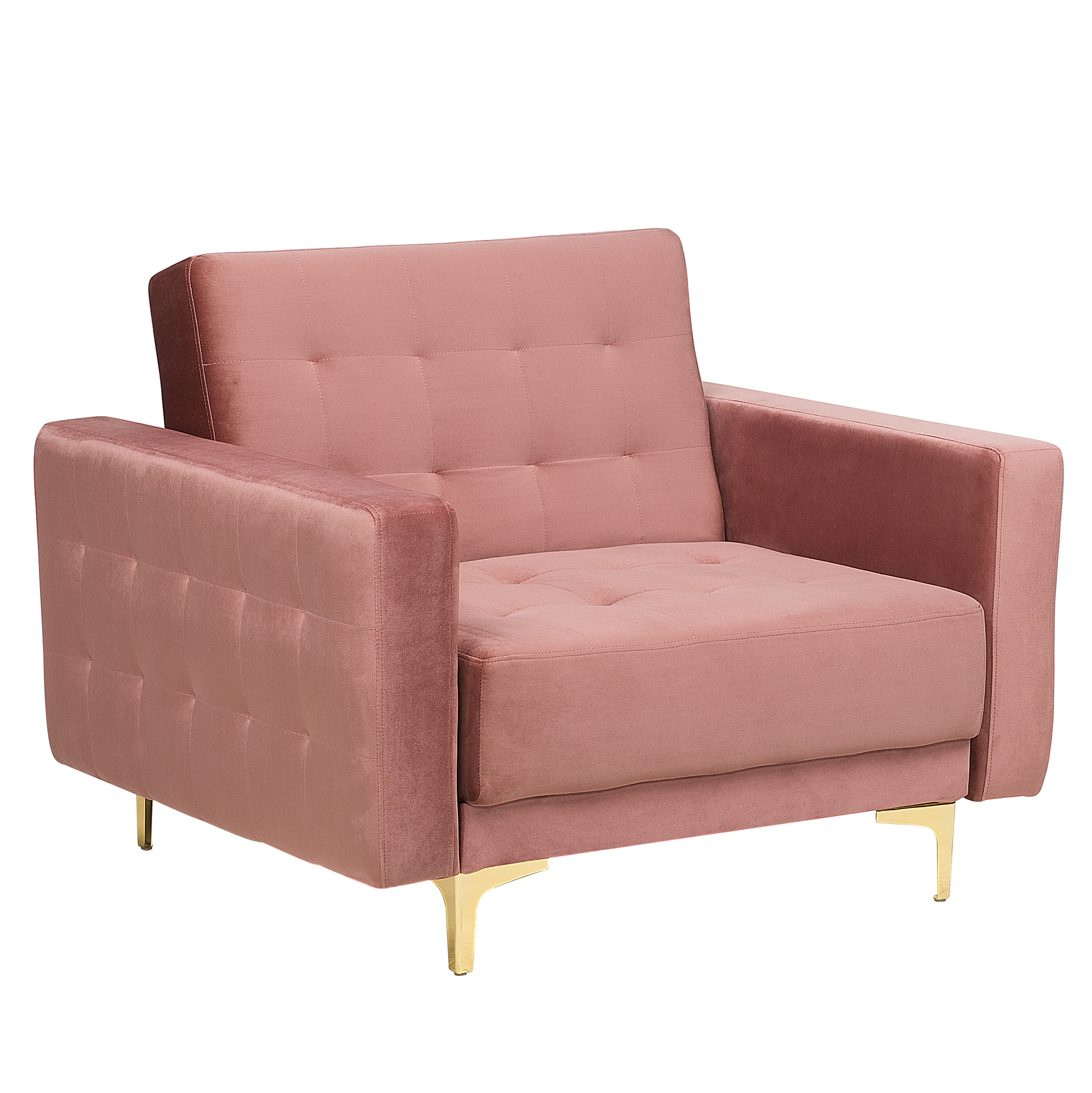 Fauteuil Fluweel Roze ABERDEEN