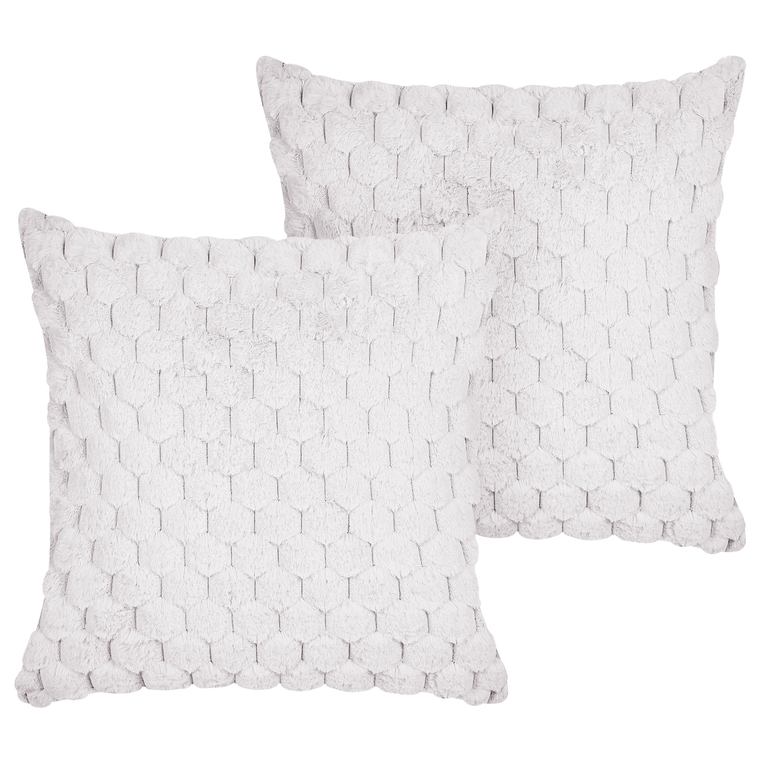 Set van 2 kussens Wit PURSLANE 43 x 43 cm