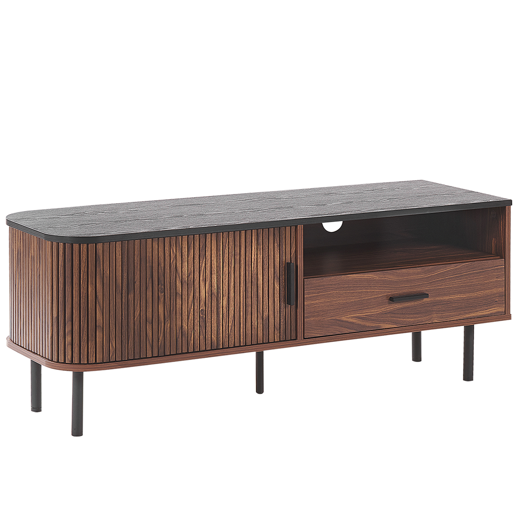 TV-meubel Donkere houtkleur JOSE