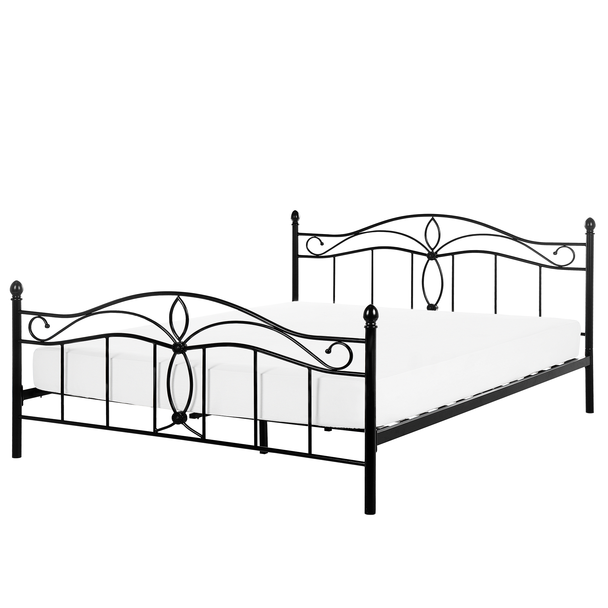 Bed metaal zwart 160 x 200 cm ANTLIA