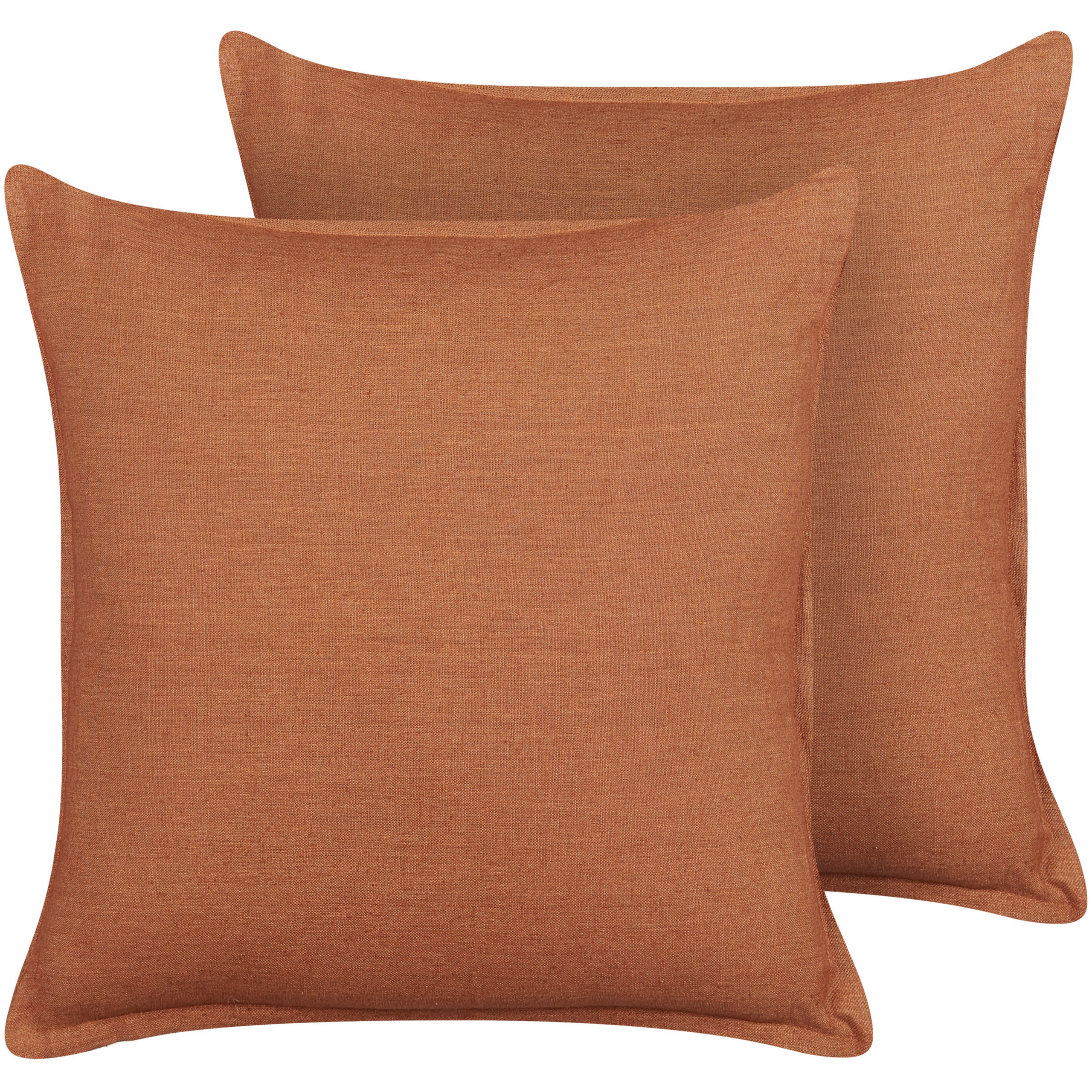 Set van 2 kussens Oranje SAGINA 45 x 45 cm