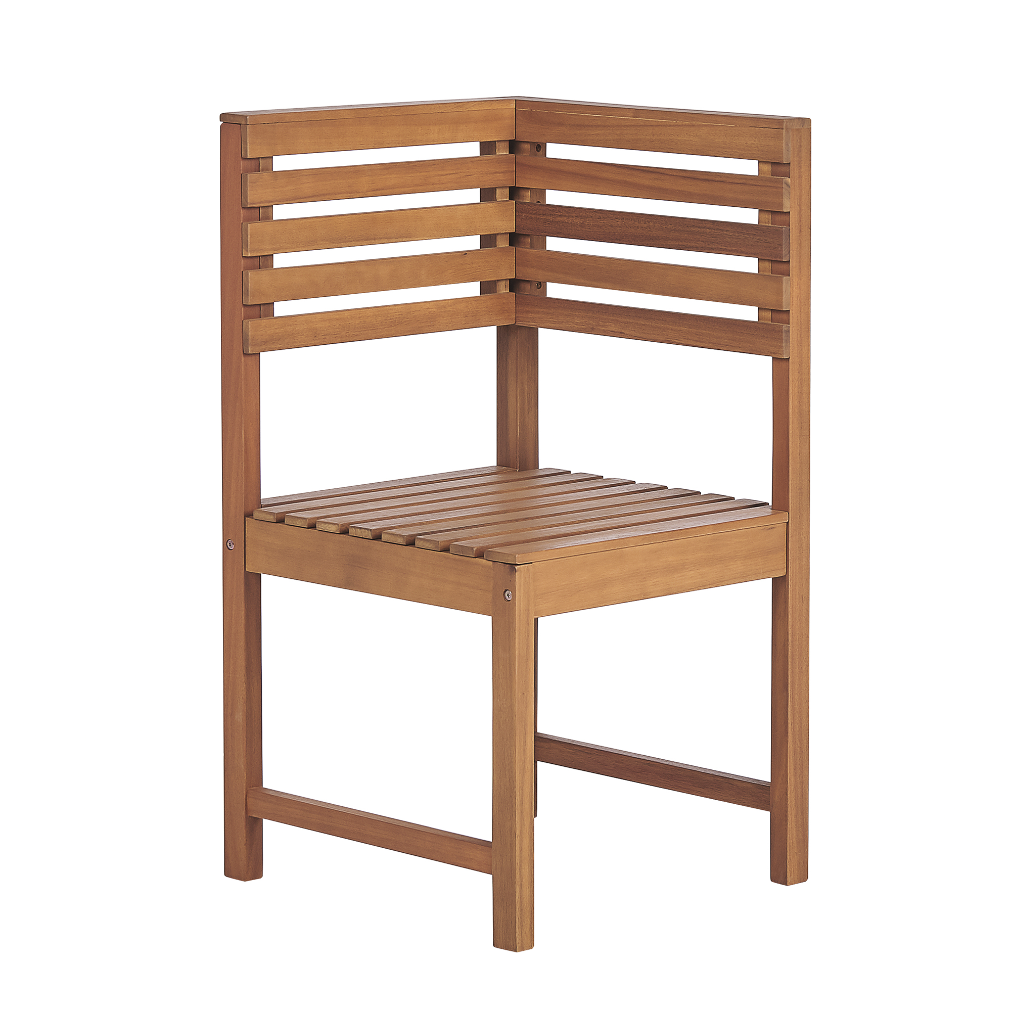 Hoekmodule Hout Lichte houtkleur TREIA