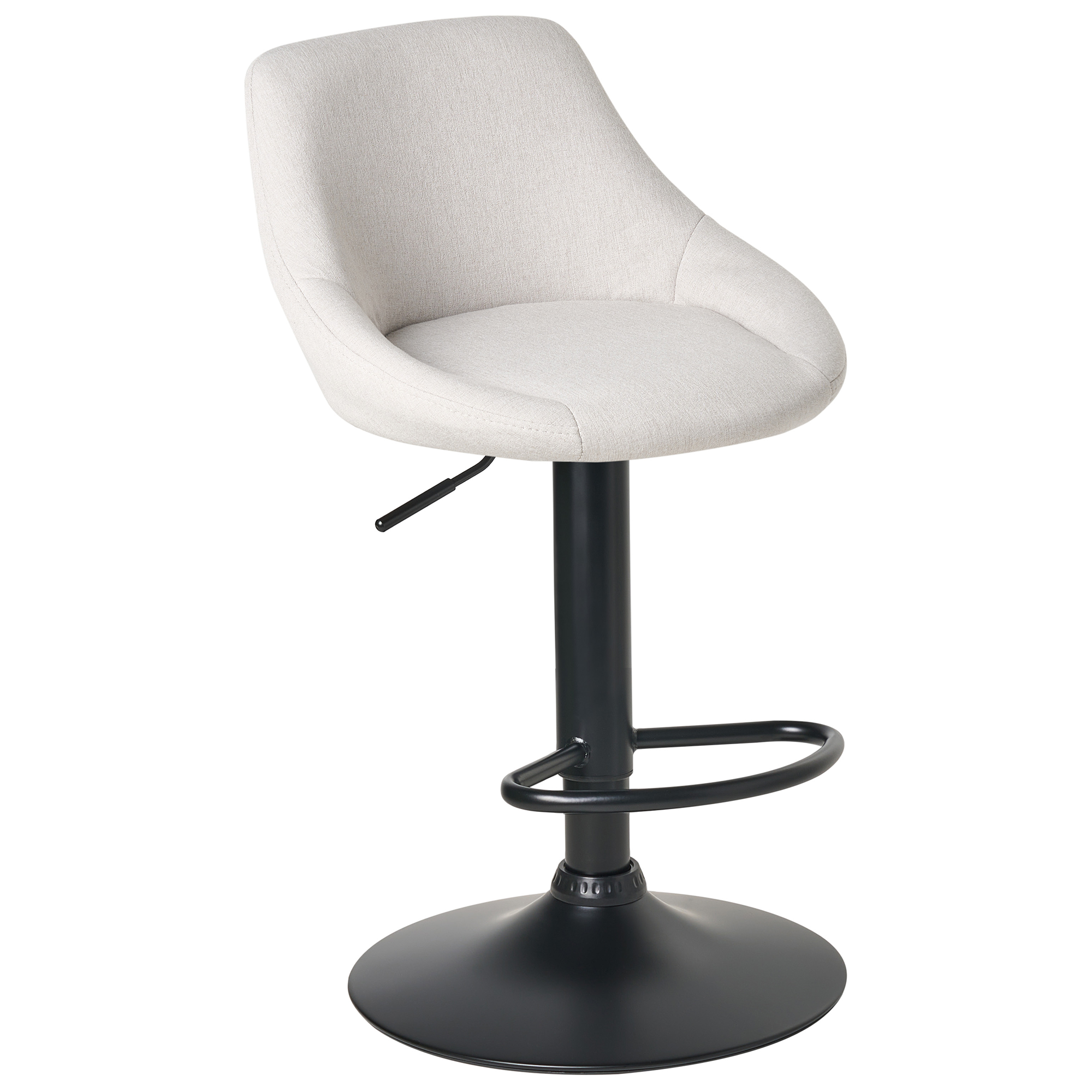 Set of 2 bar chairs MEDULIN Swivel Light Grey [5]