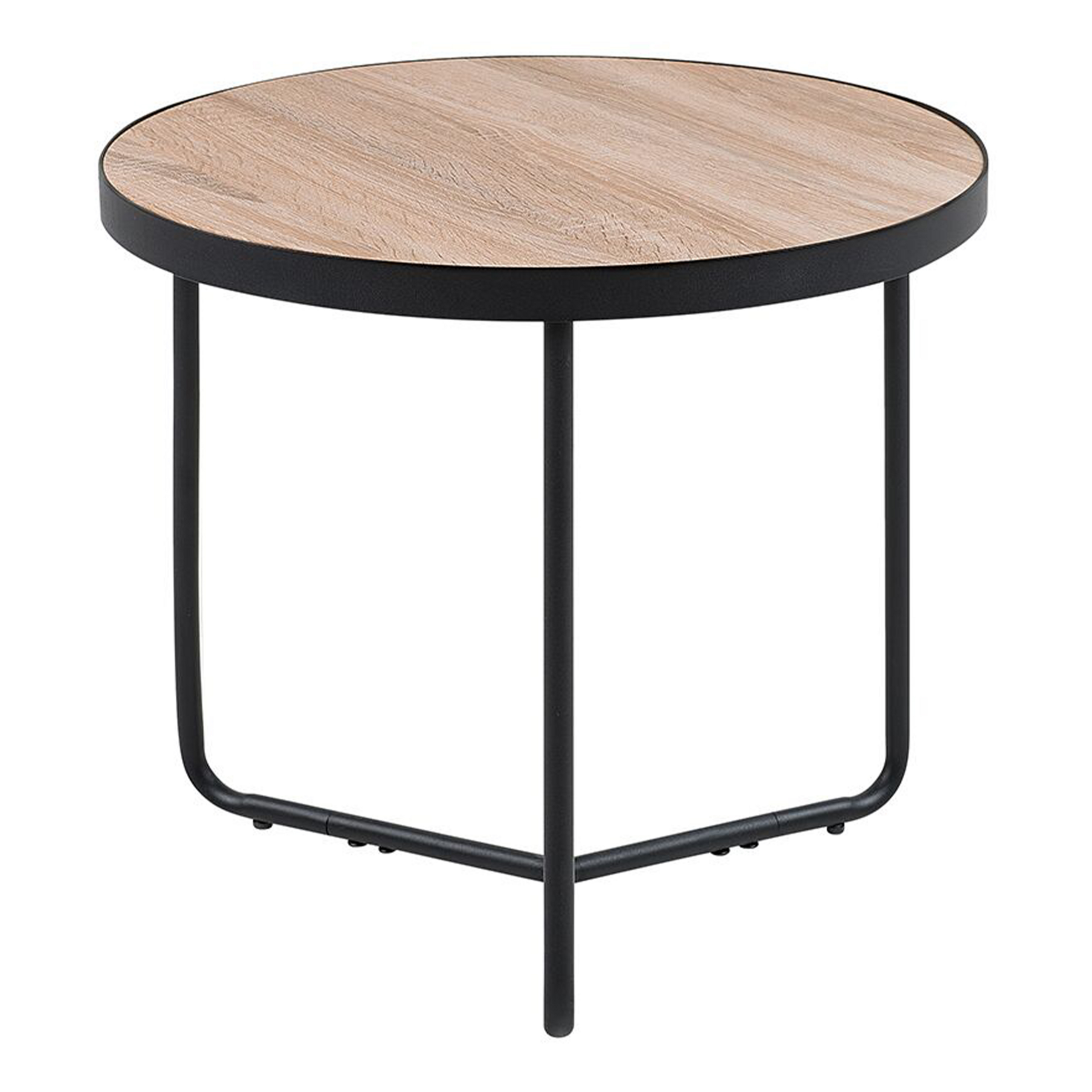 Salontafel lichtbruin/zwart MELODY S