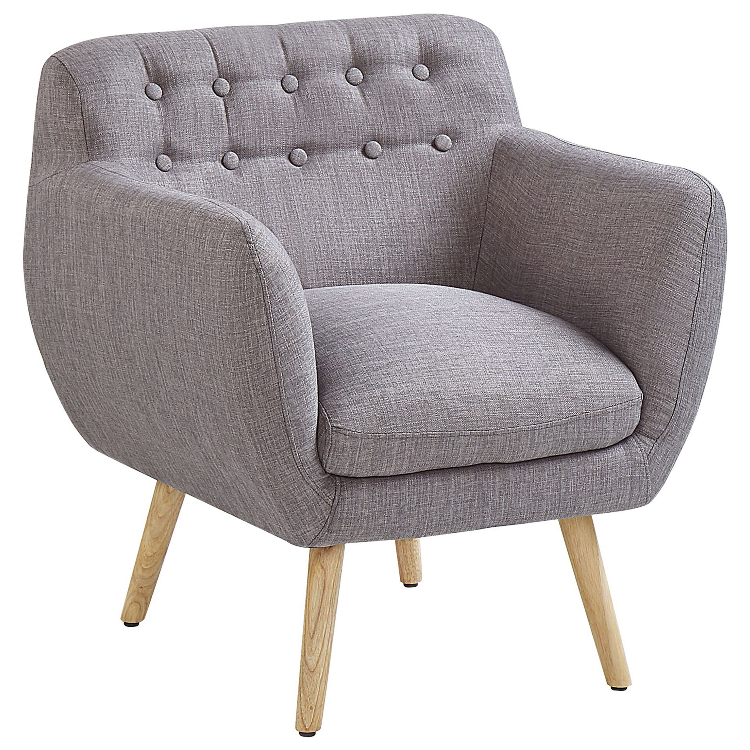 Fauteuil Lichtgrijs MELBY