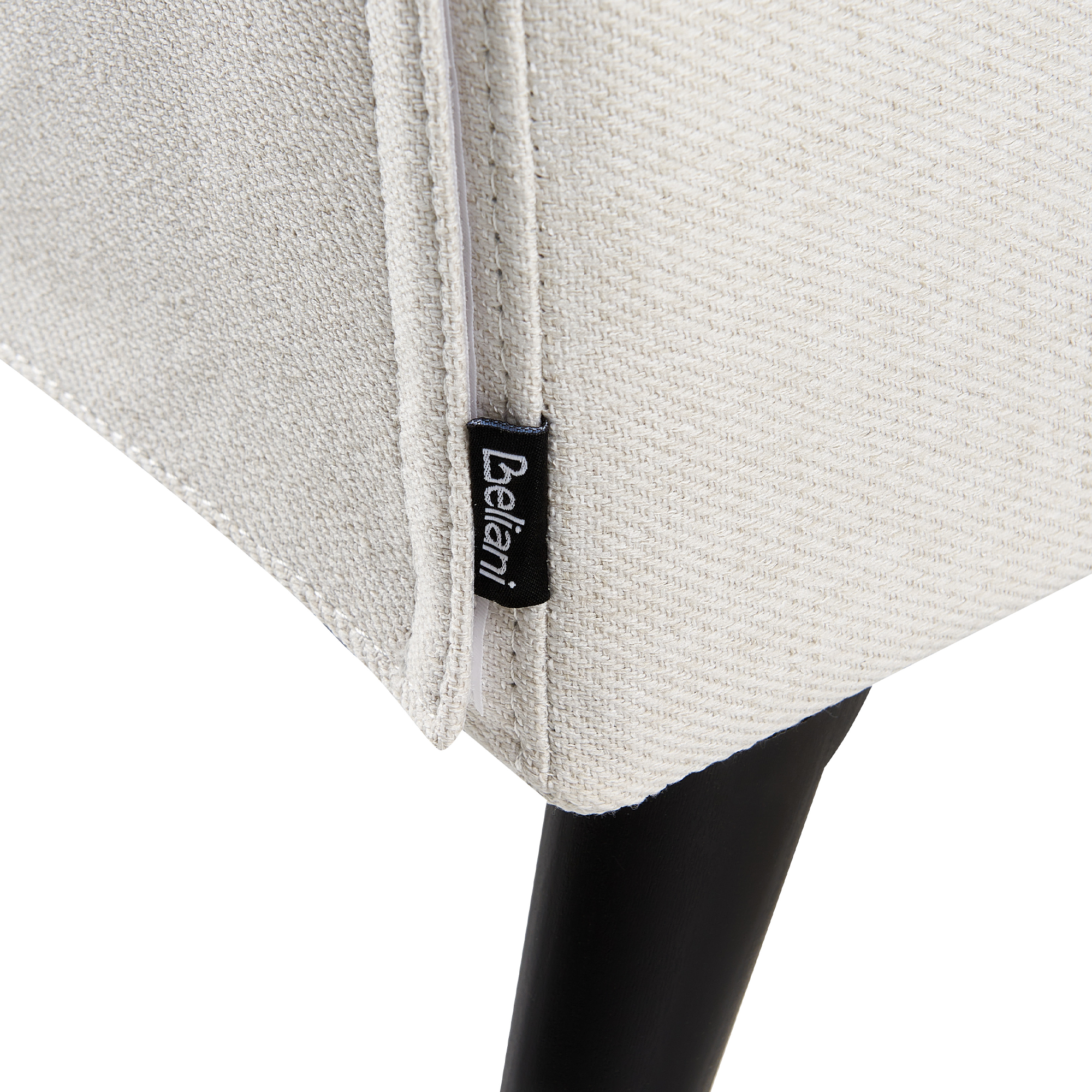 Fotoliu cu recliner SELVIK Suport pentru picioare retractabil  Alb-murdar [9]