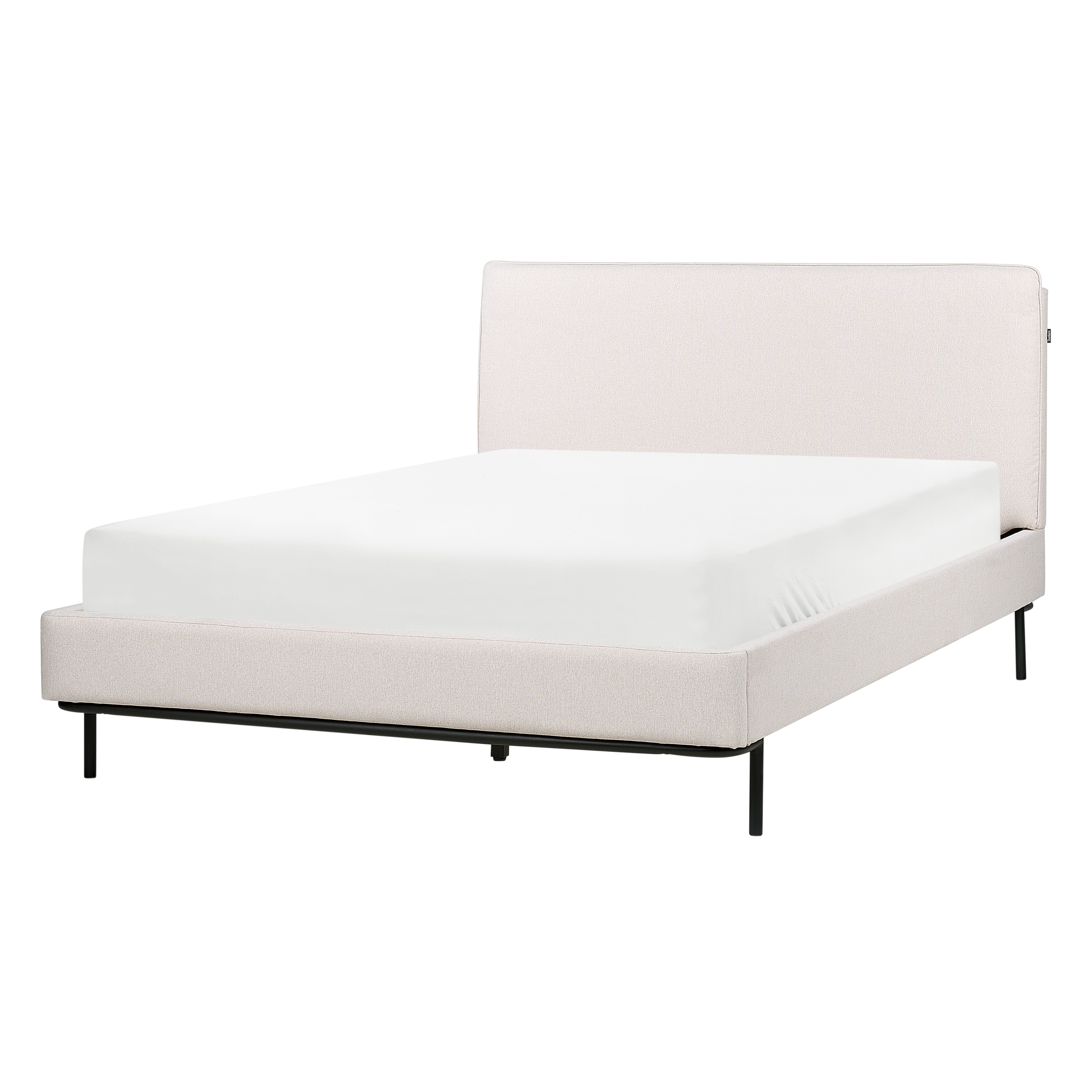 Bed stof crème 140 x 200 cm CORIO