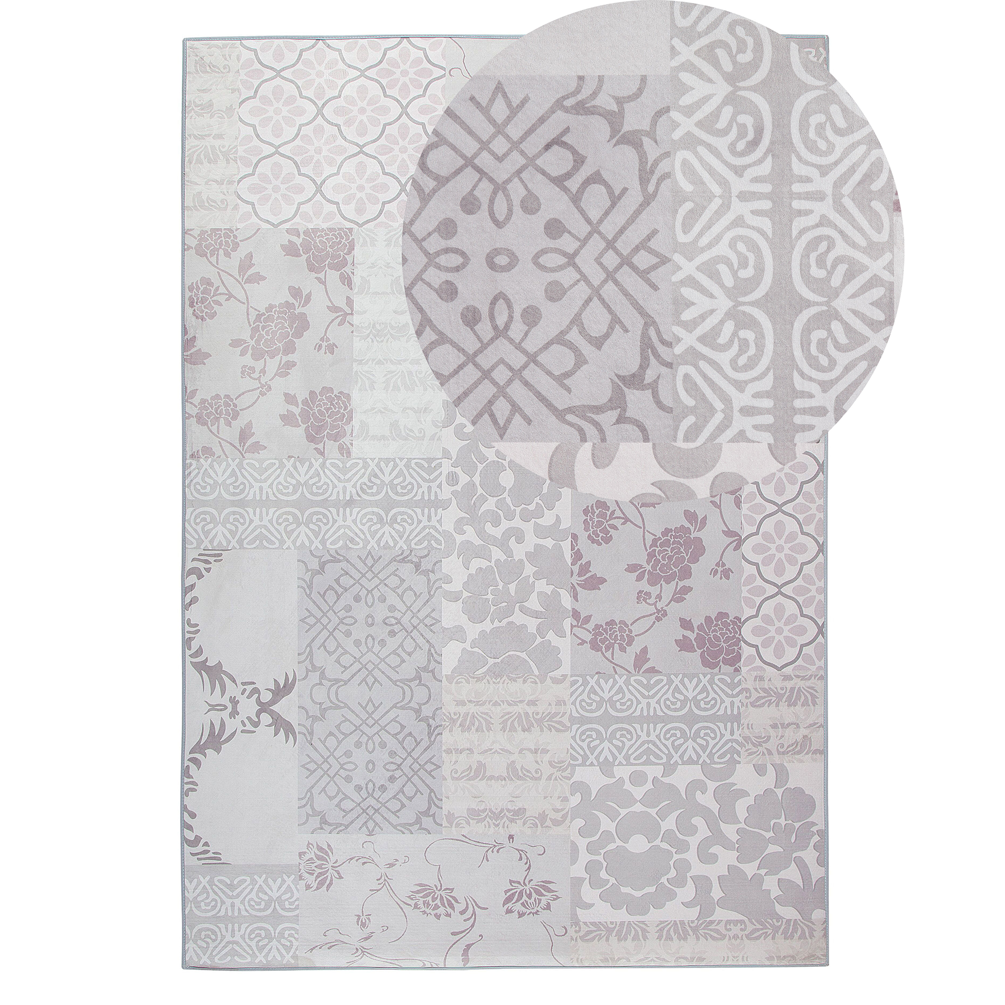 Vloerkleed polyester meerkleurig 140 x 200 cm BALLICA II