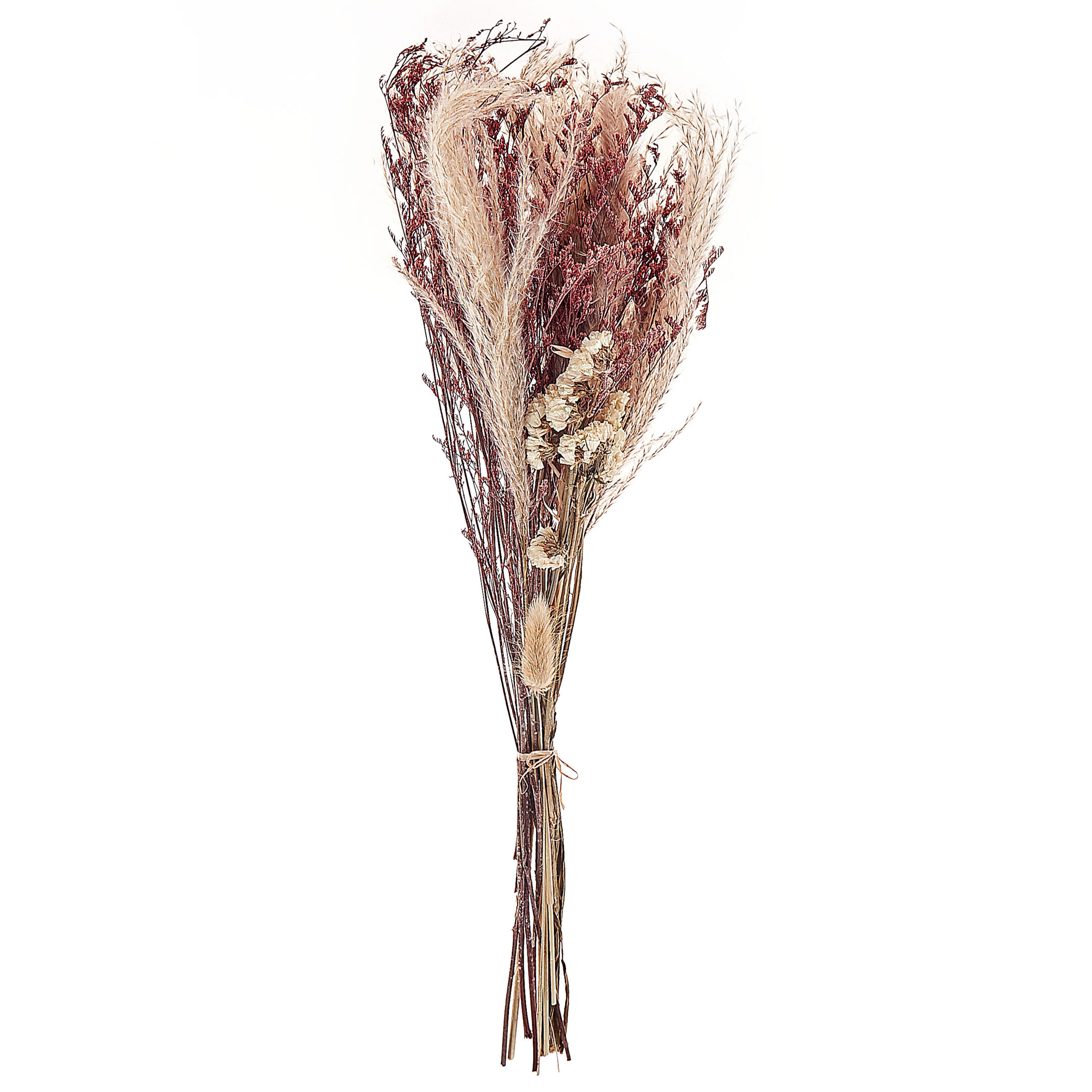 Droogbloemen boeket 50 cm roze ZAMORA