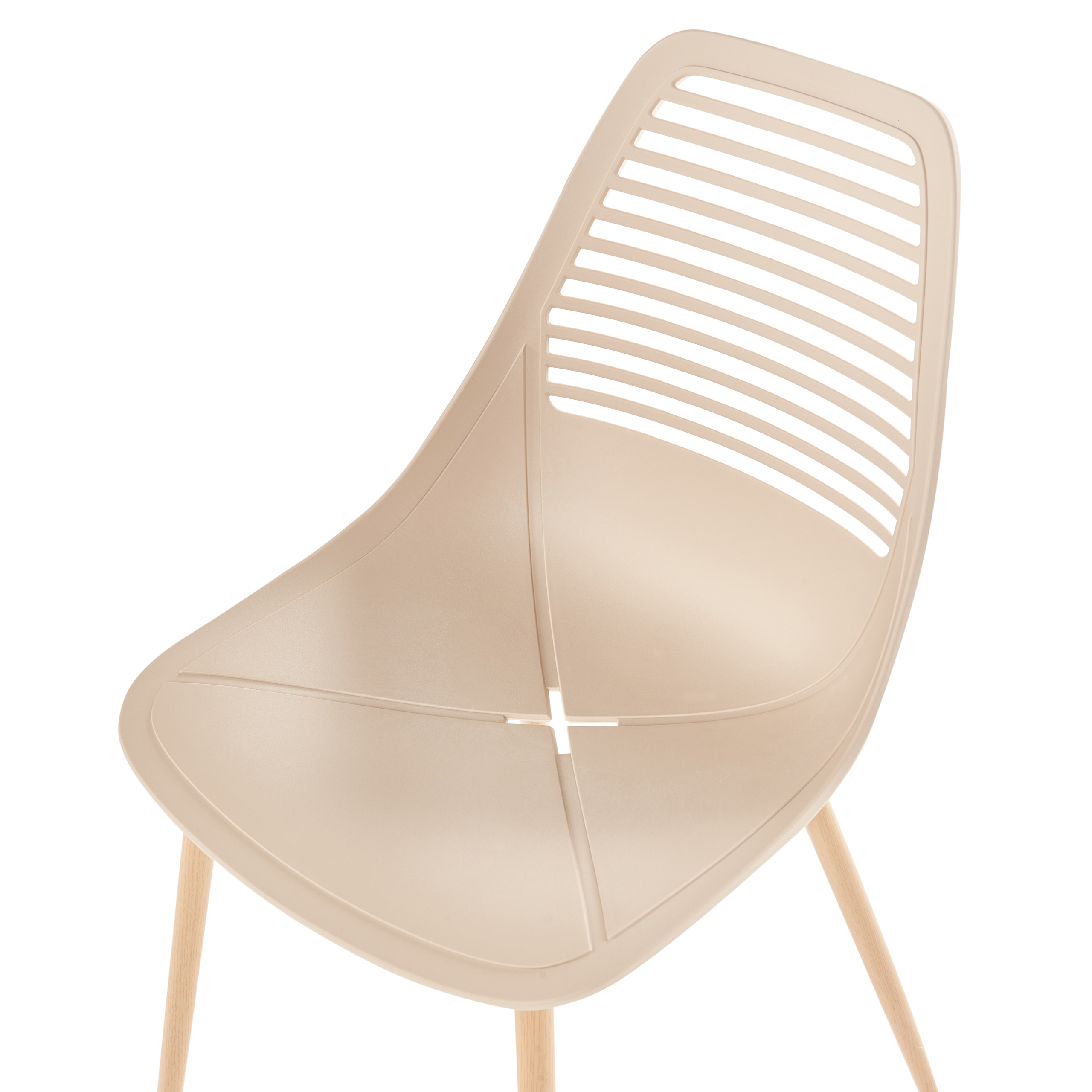 Set de 4 scaune dining MONTELLO Bej [7]