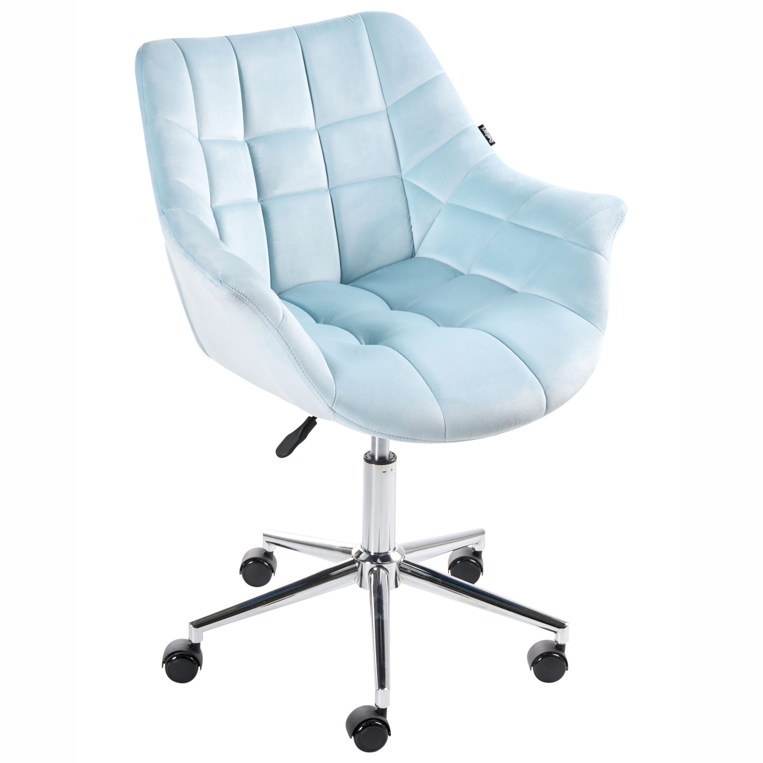 Office chair LABELLE Velvet Light blue [2]
