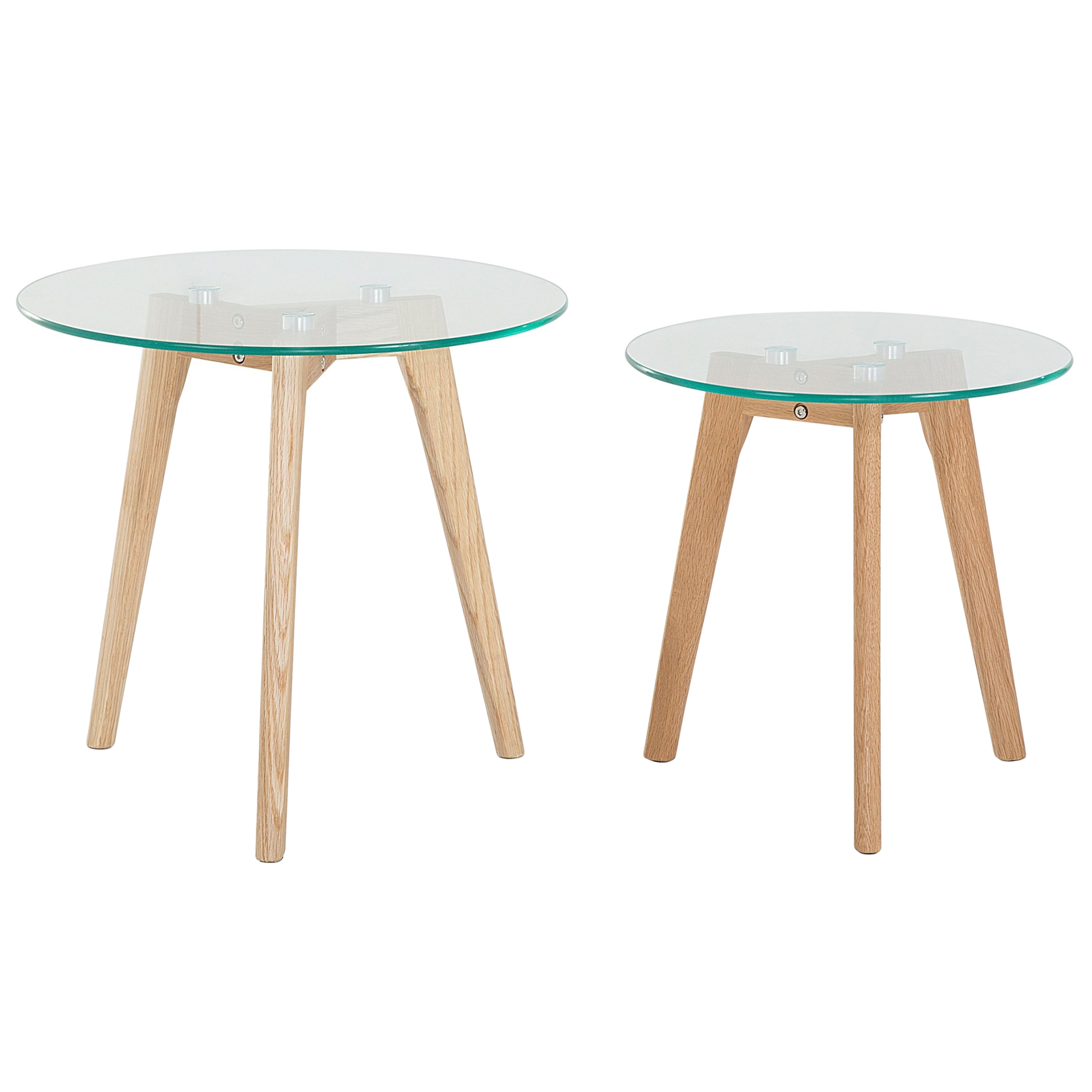 Salontafel set van 2 glas MISSOURI