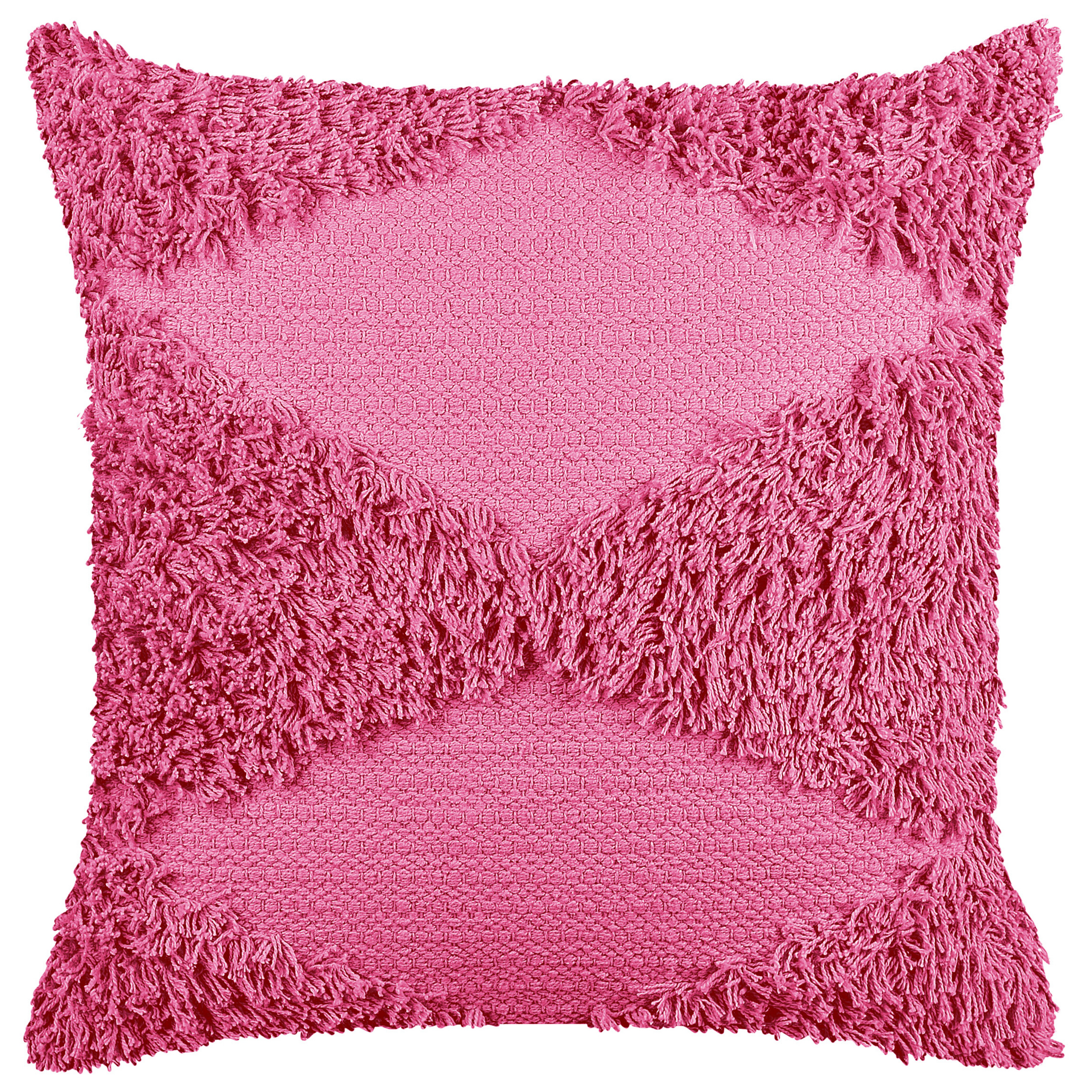 Sierkussen Getuft Katoen Roze RHOEO 45 x 45 cm