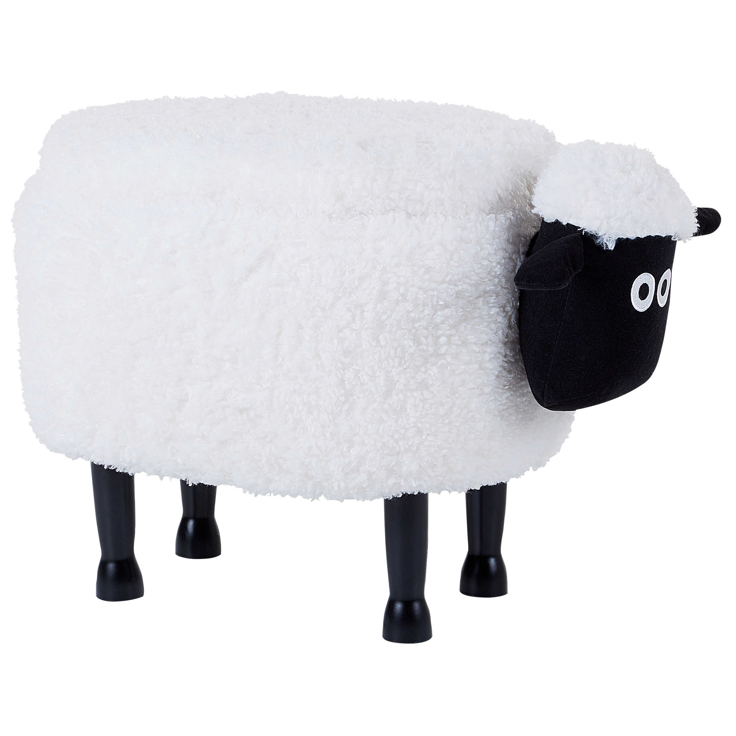 Poef stof wit SHEEP