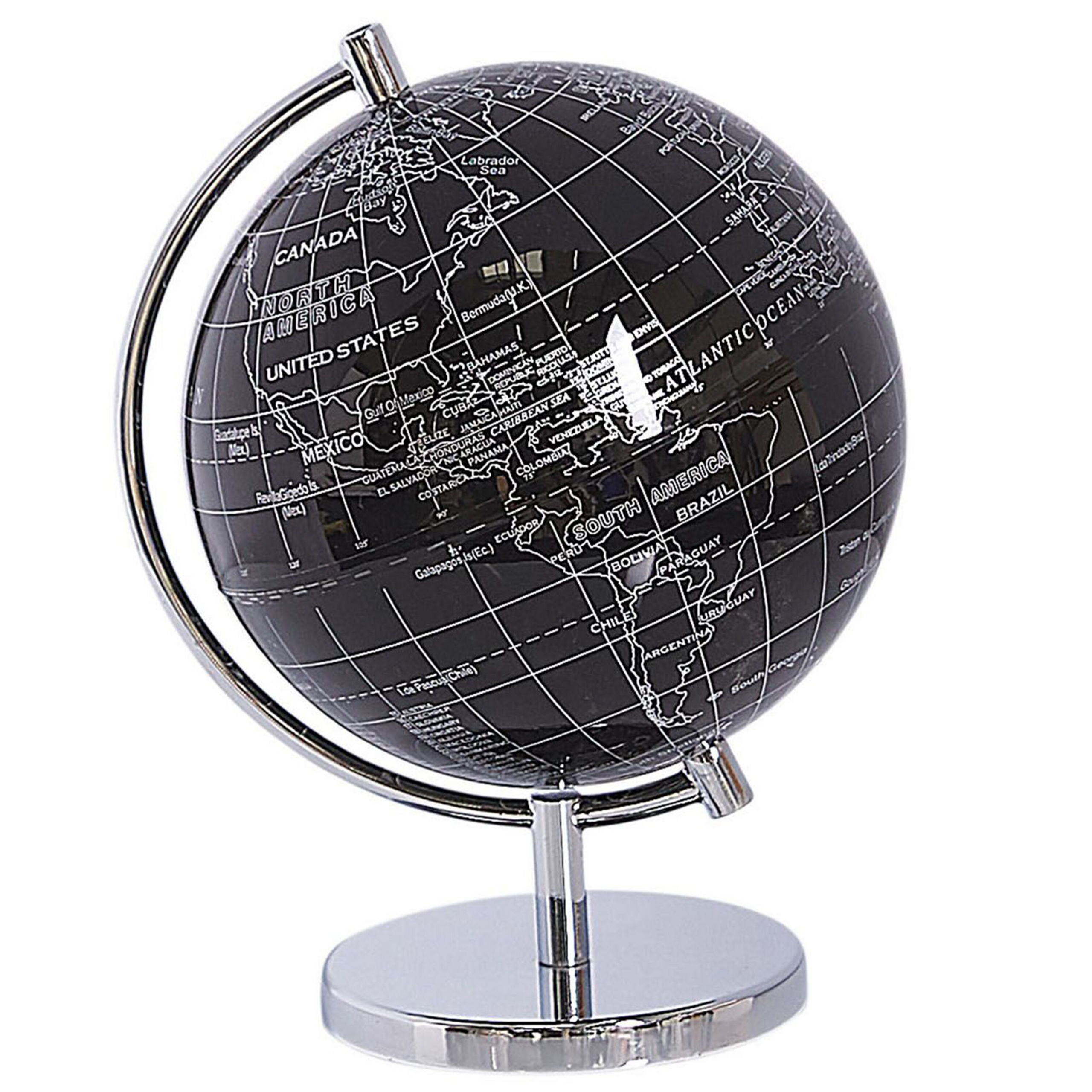 Wereldbol zwart 20 cm COOK