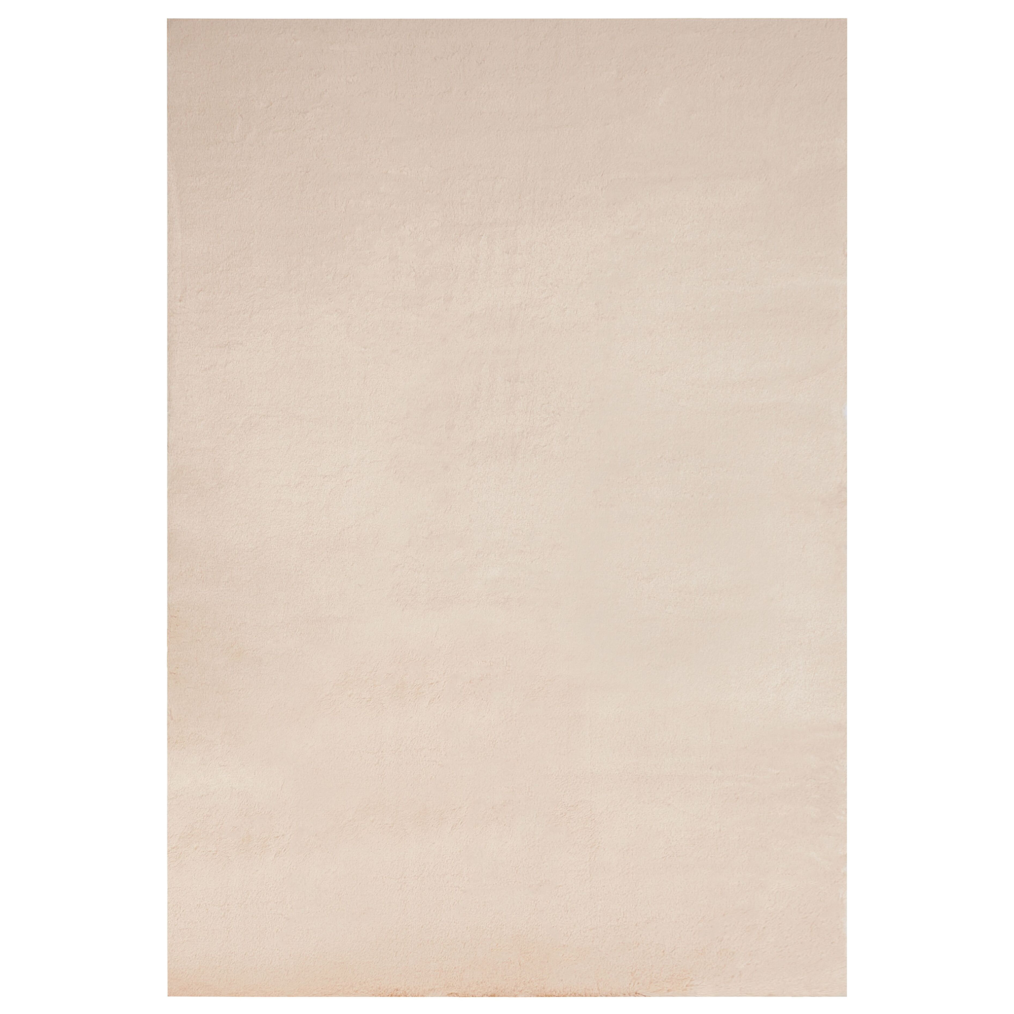 Vloerkleed kunstbont beige 160 x 230 cm MIRPUR