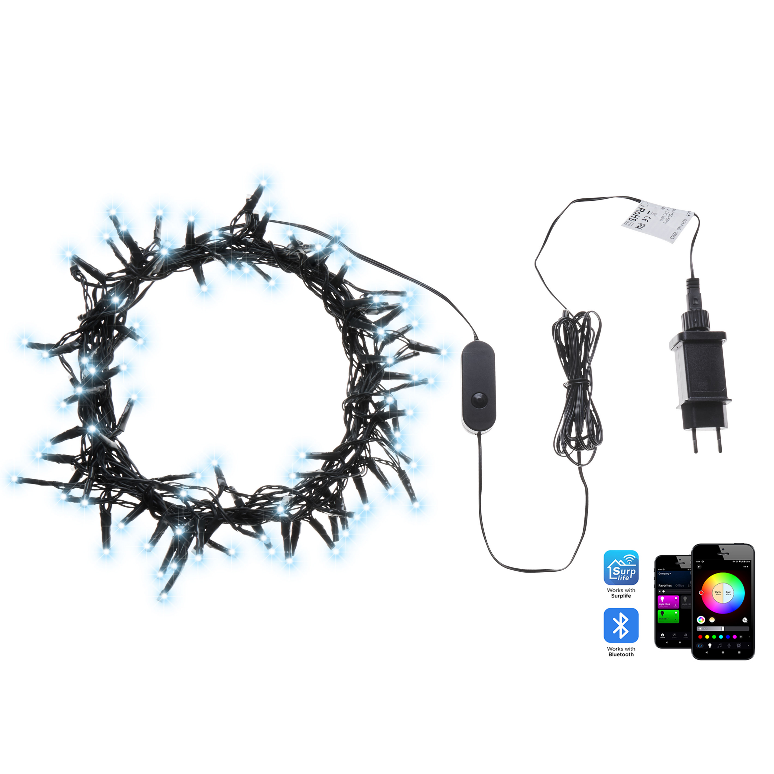 Kerstverlichting met app Multicolor IGALIKU