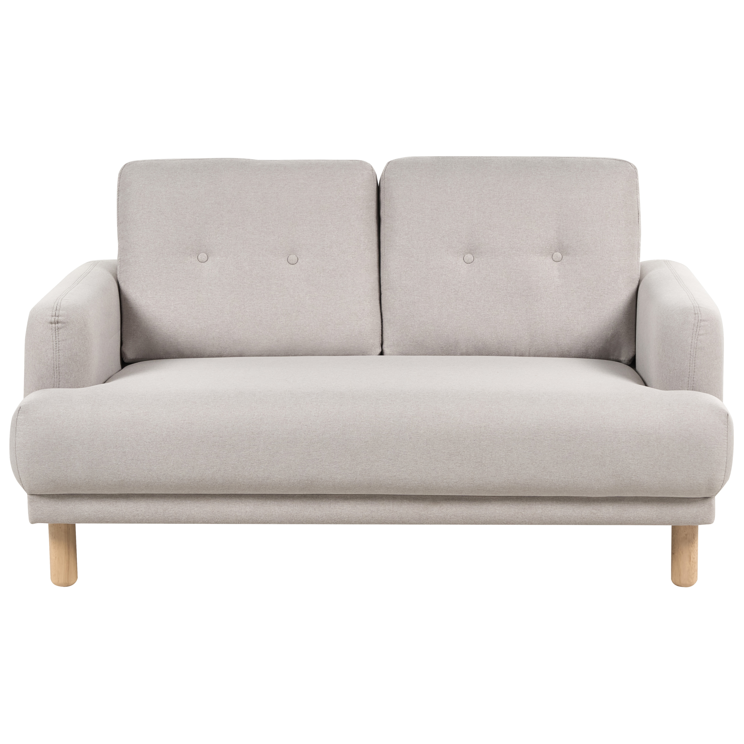 Tweezitsbank stof taupe TUVE