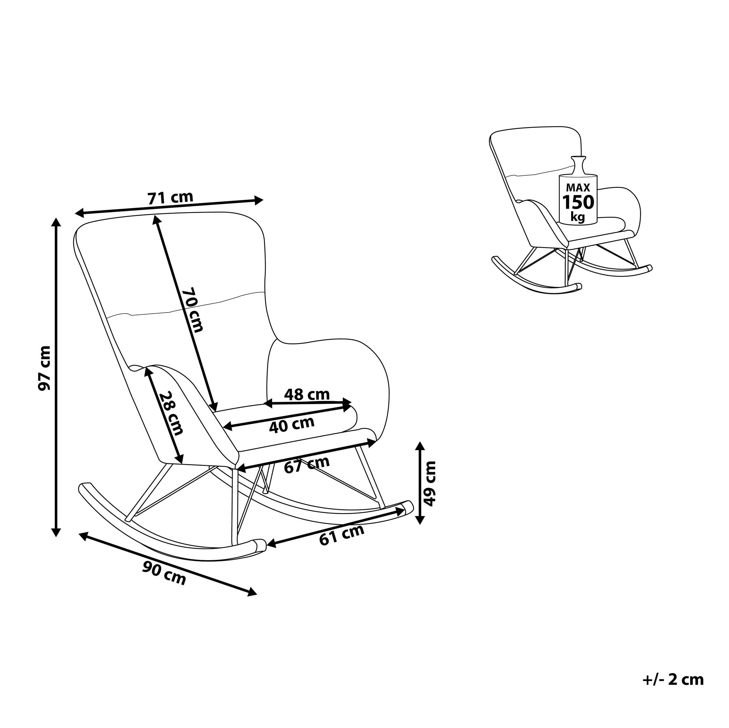 Balansoar ELLAN Catifea Verde închis [3]