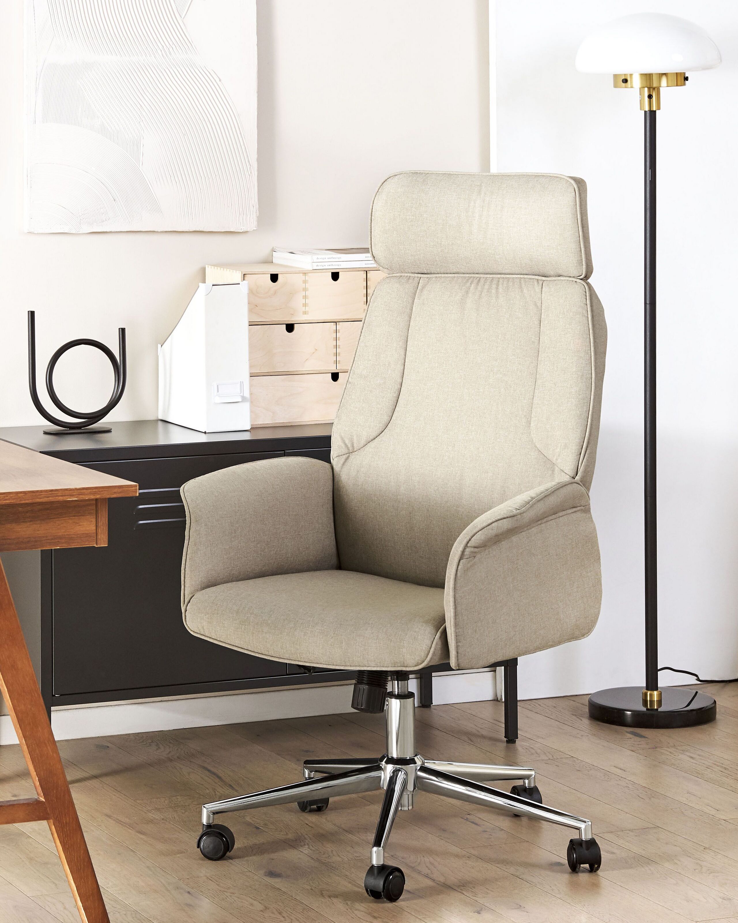 Scaun de birou - Ergonomic Chair PILOT Beige