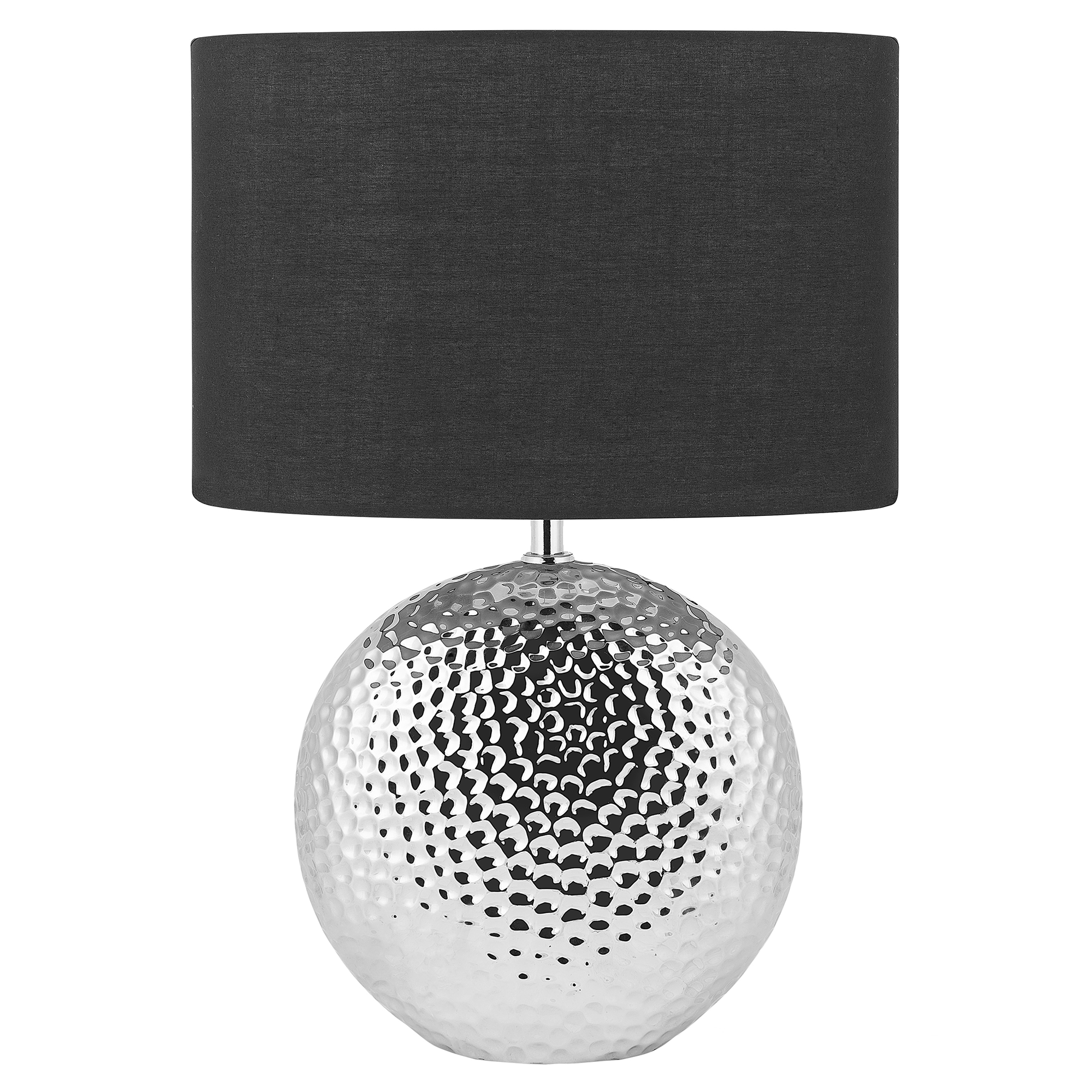 Tafellamp keramiek zilver NASVA