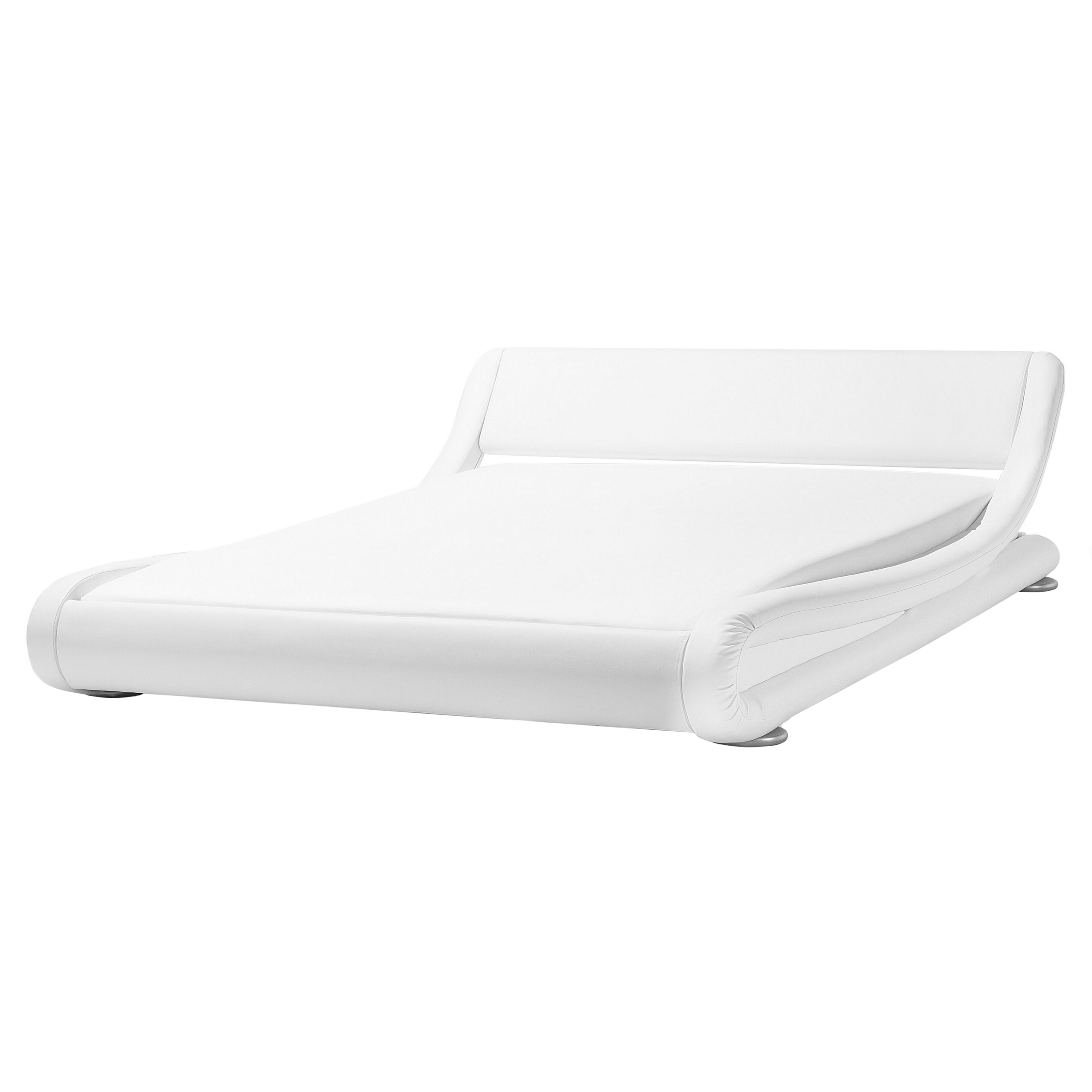 Waterbed kunstleer wit 160 x 200 cm AVIGNON