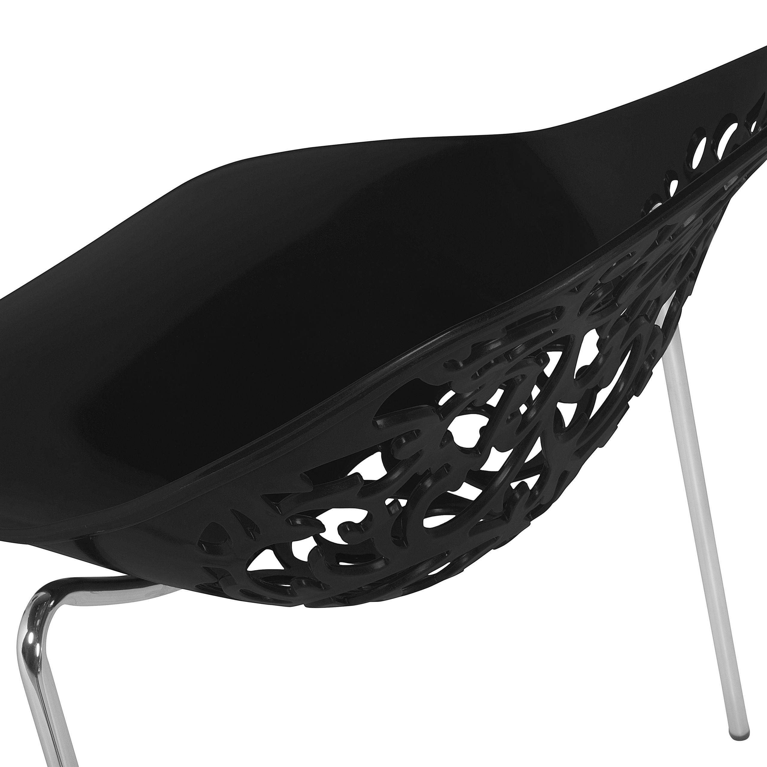 Set de 4 scaune dining MUMFORD Negru [10]