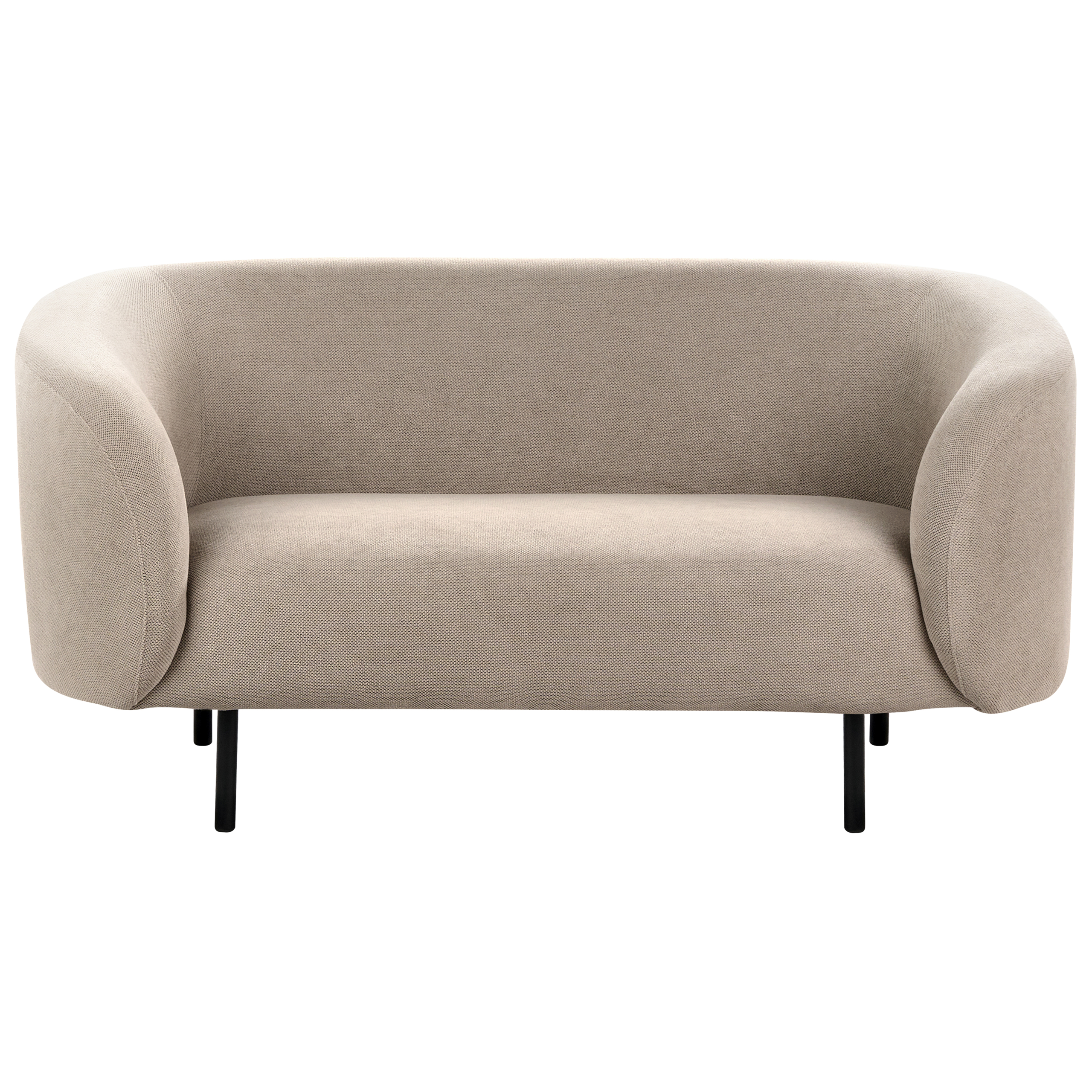 Tweezitsbank stof taupe LOEN