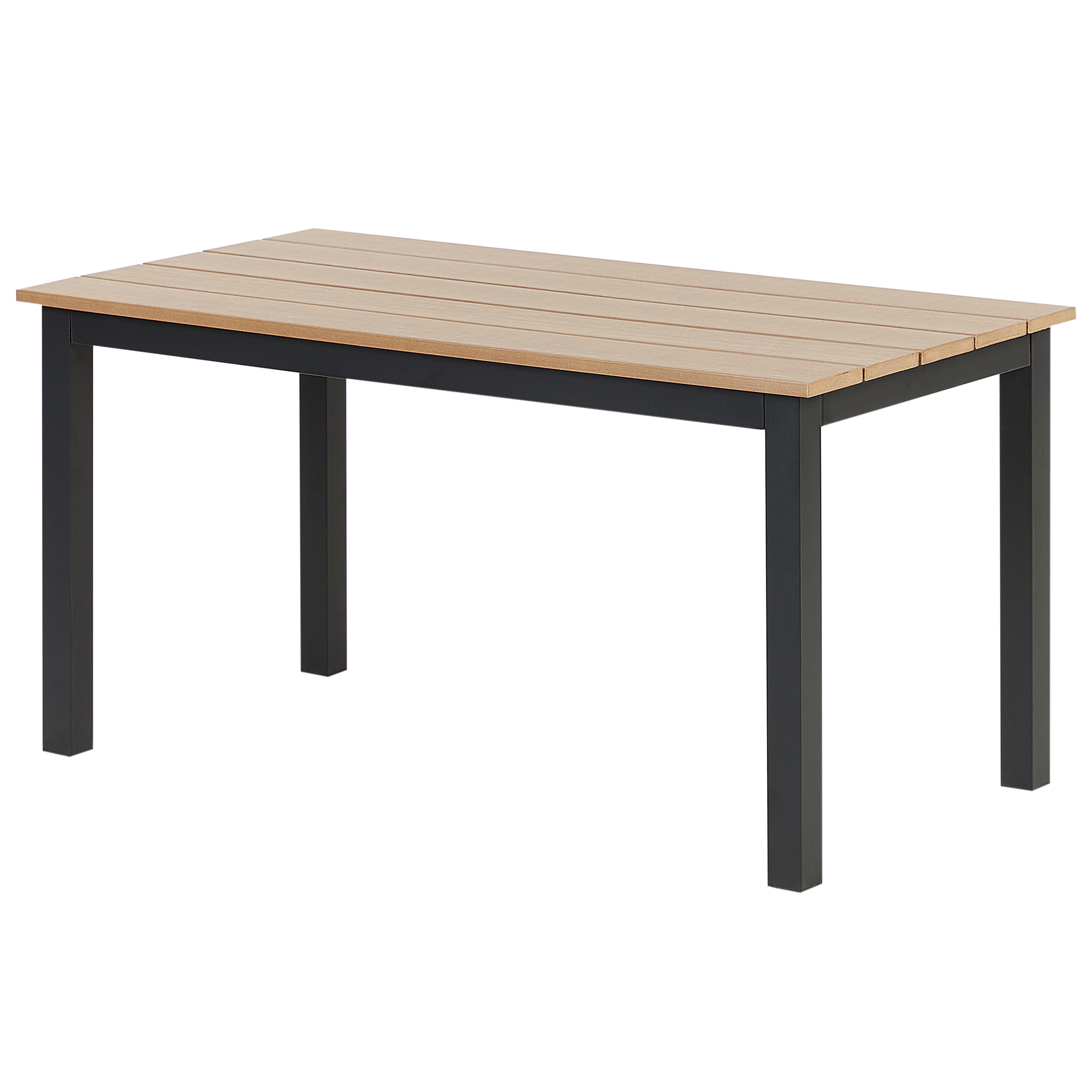 Tuintafel Bewerkt hout Lichte houtkleur MESSINA