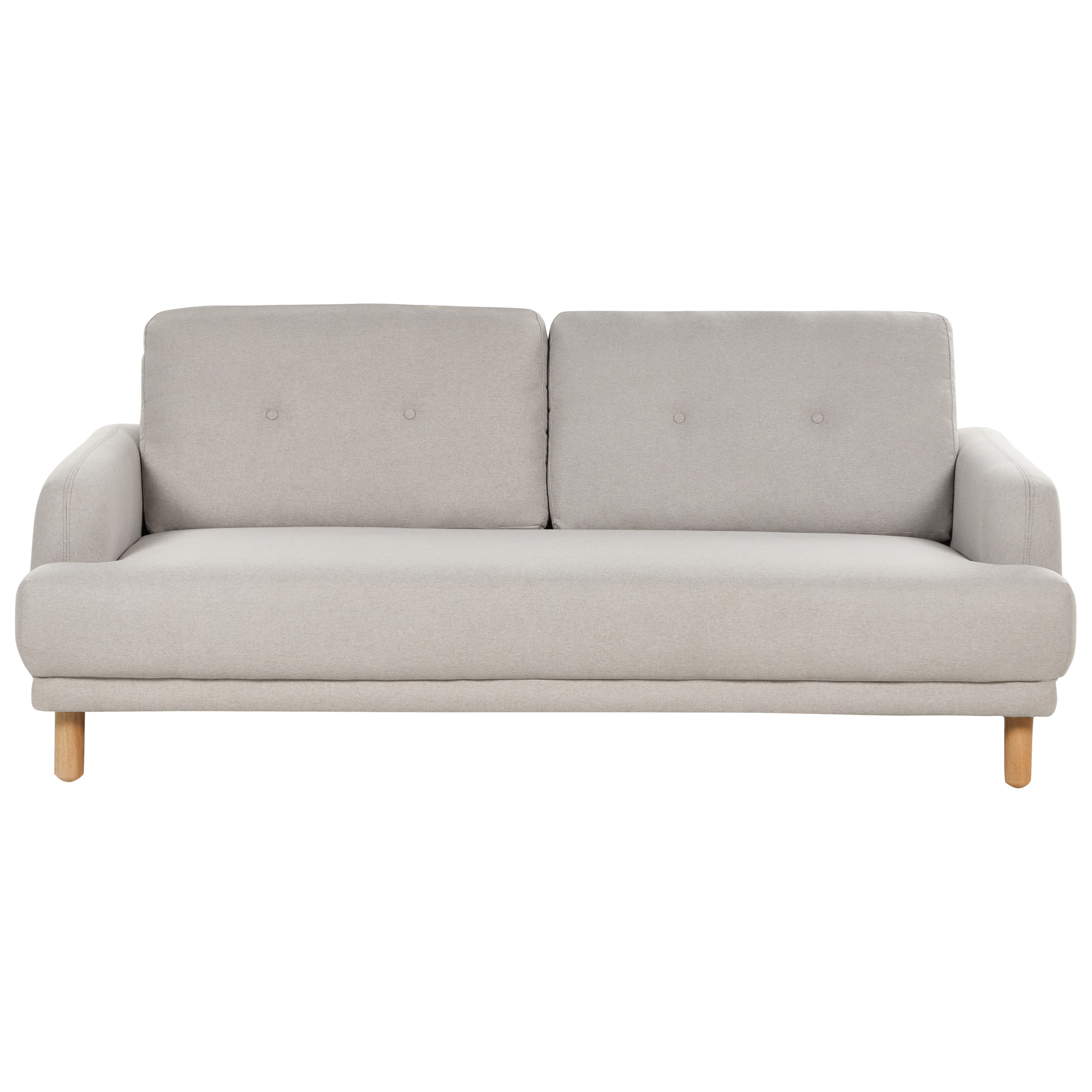 Driezitsbank stof taupe TUVE